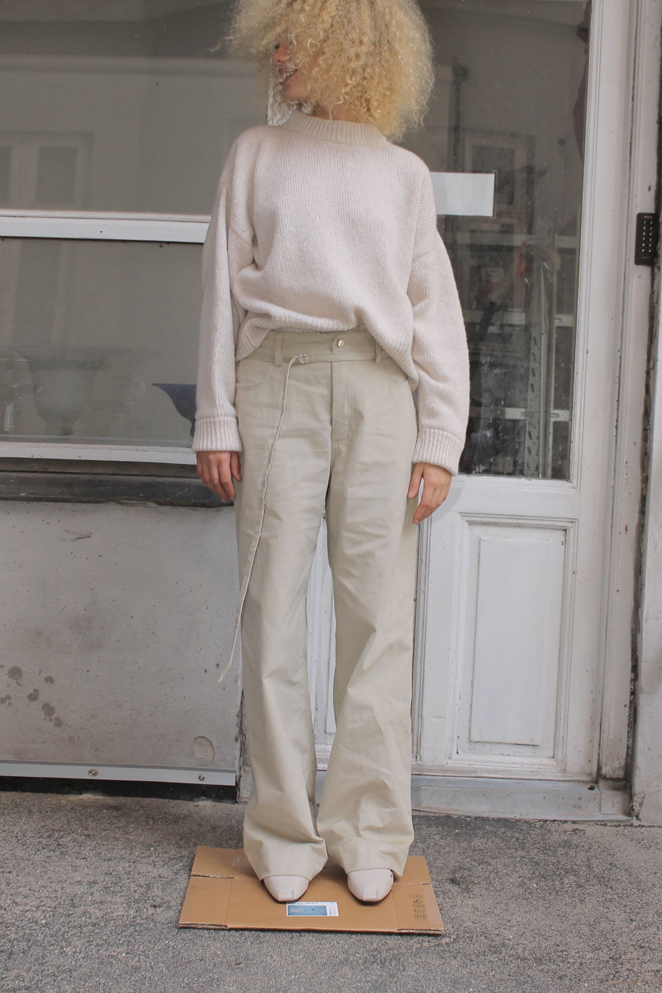 MR. LARKIN, Betty Corduroy Jean, Stone