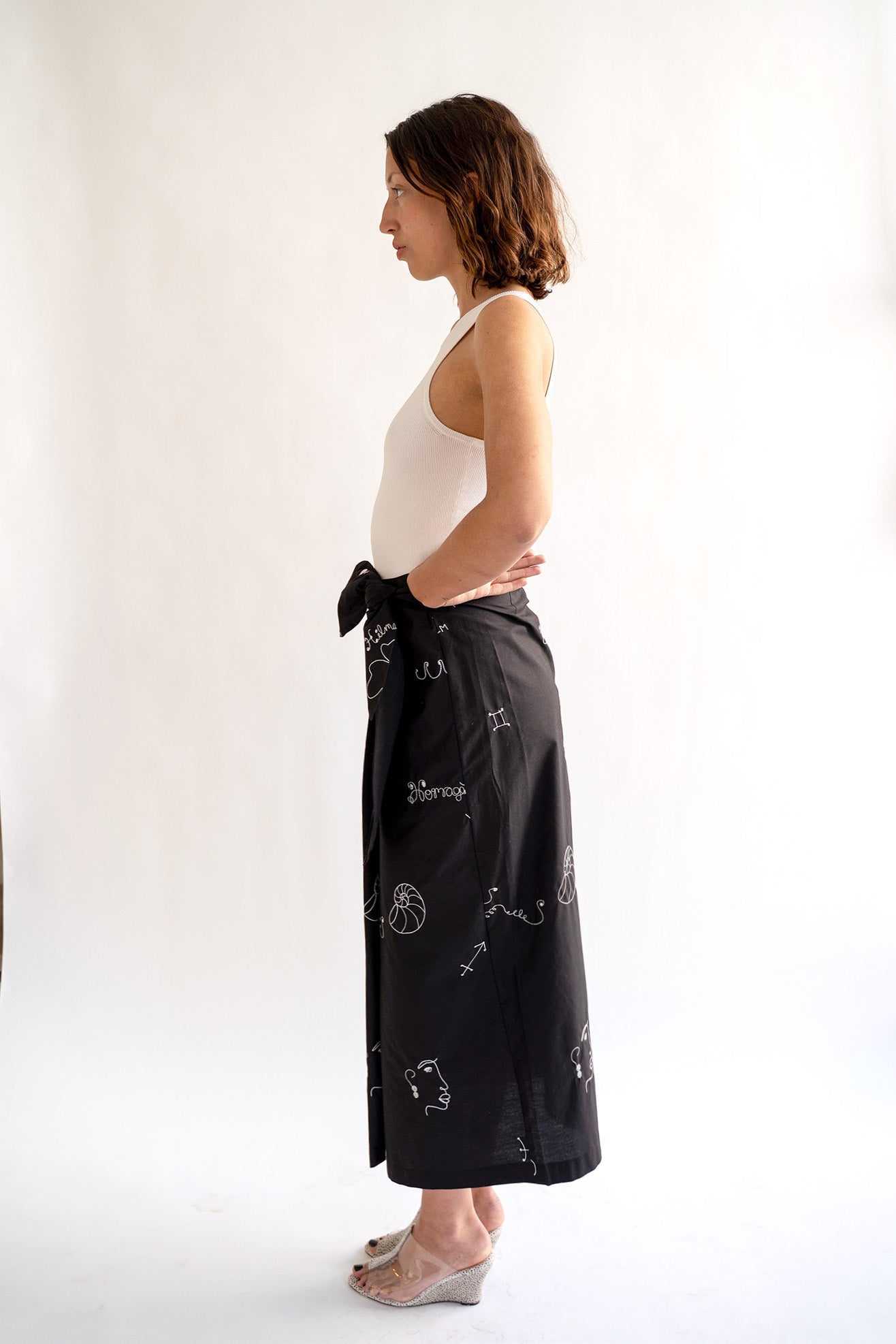 MR. LARKIN, Carlo Skirt, Hilma Embroidery