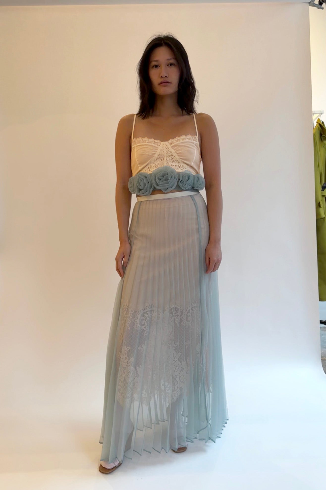 MR. LARKIN, Lily Maxi Skirt, Ice