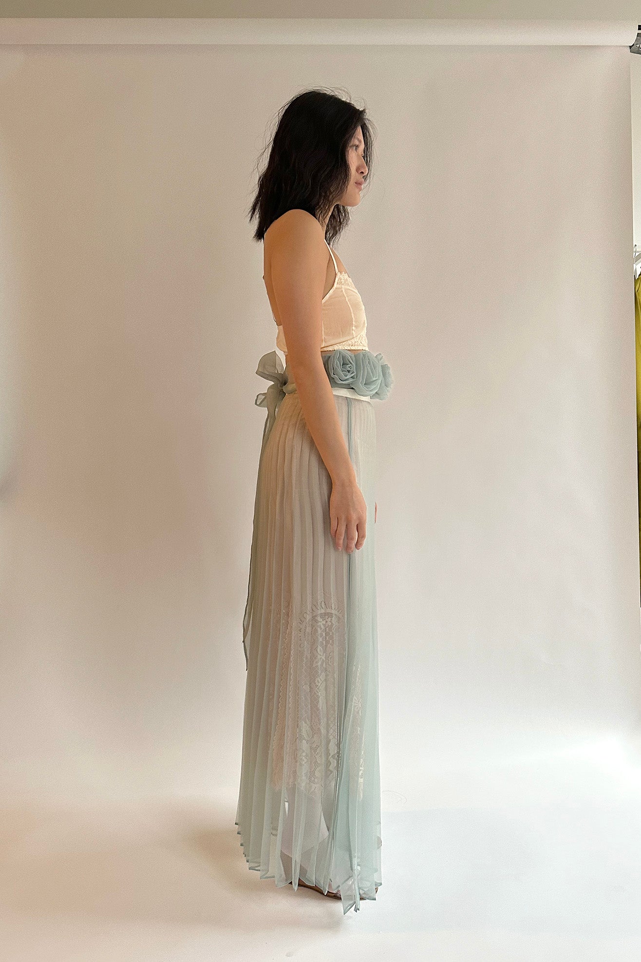MR. LARKIN, Lily Maxi Skirt, Ice