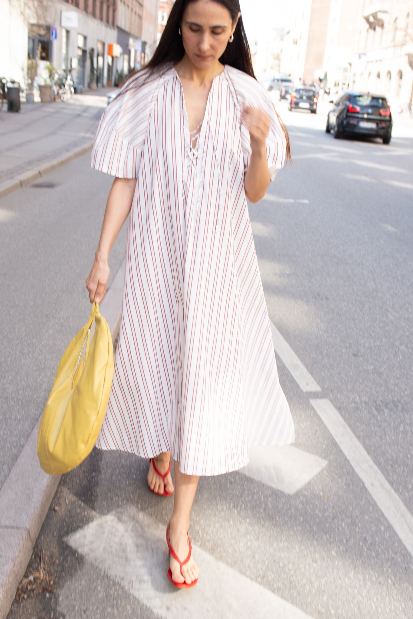 MR. LARKIN, Maya Dress, Retro Stripe