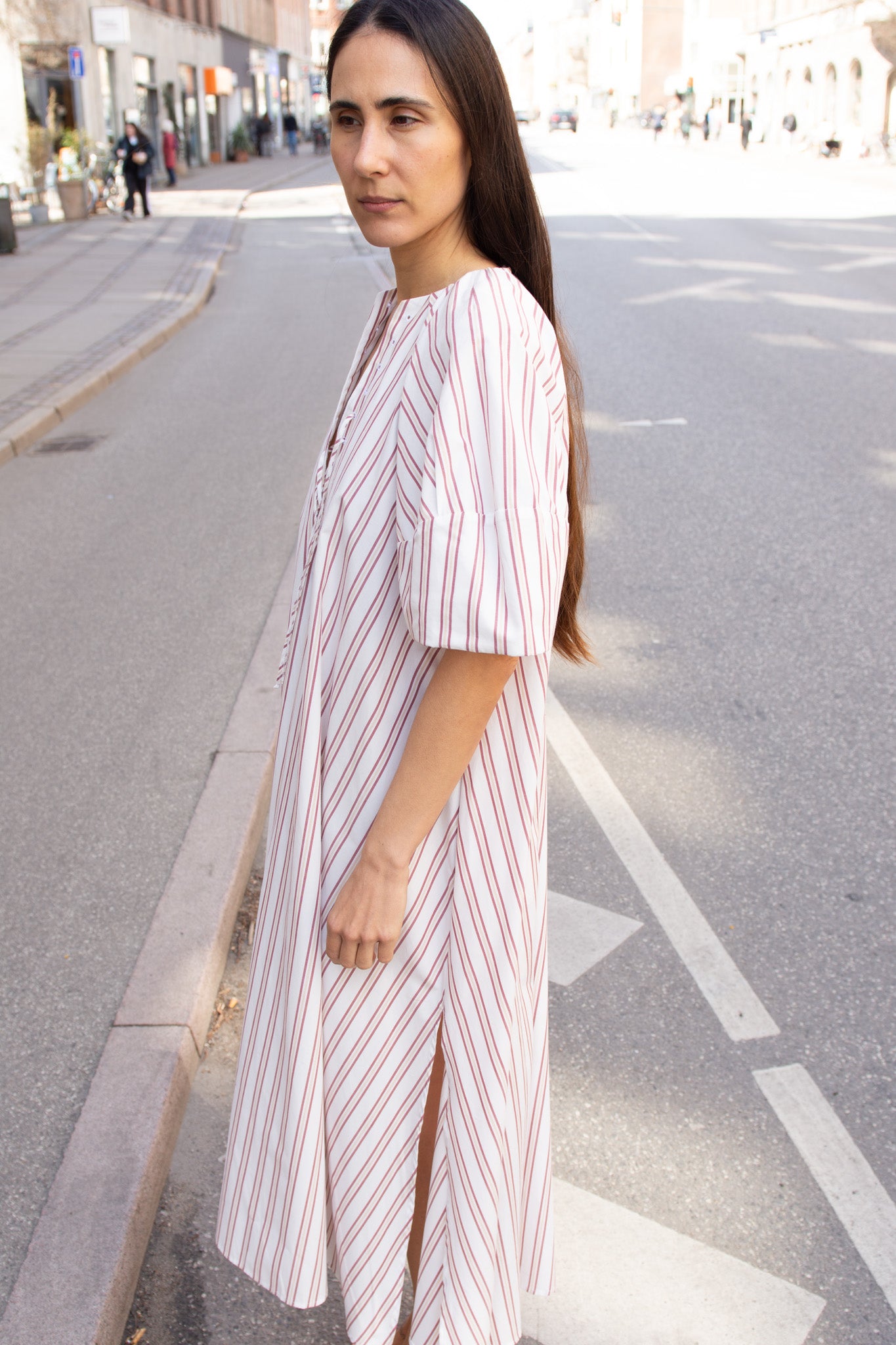 MR. LARKIN, Maya Dress, Retro Stripe