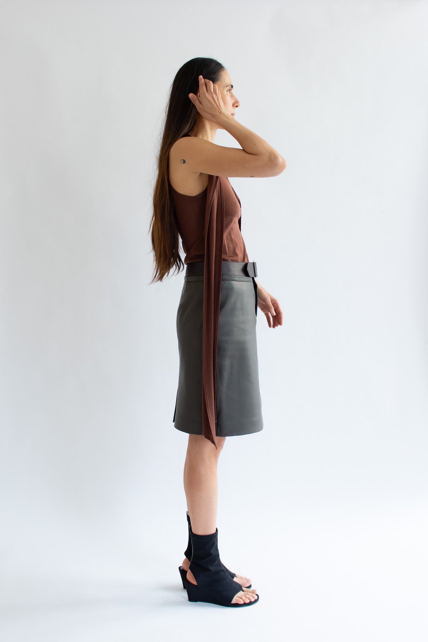LAMIA LAGHA, LouLou Top, Brown