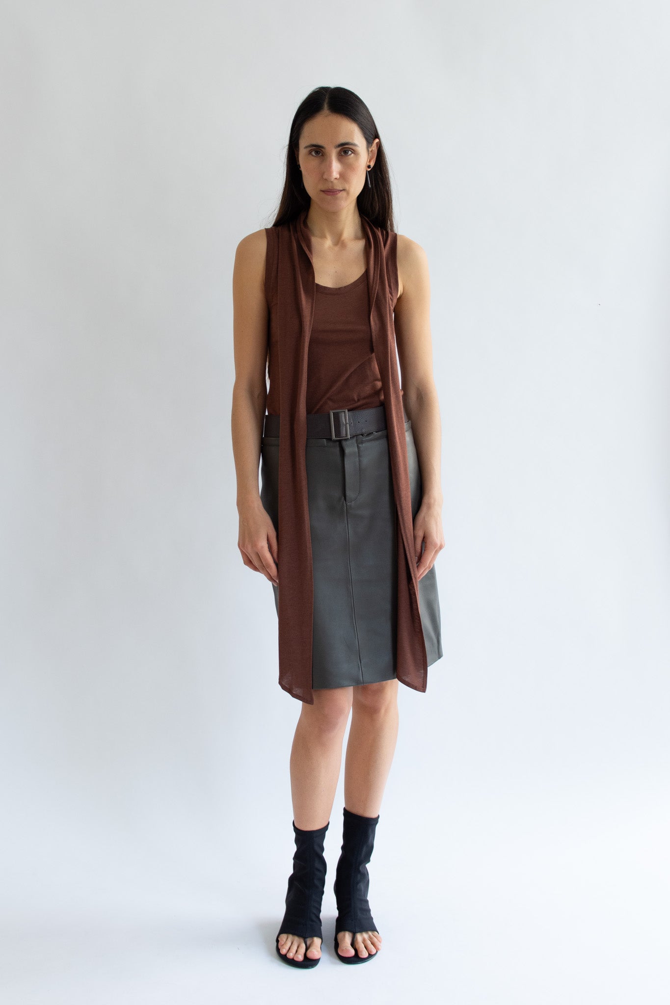 LAMIA LAGHA, LouLou Top, Brown