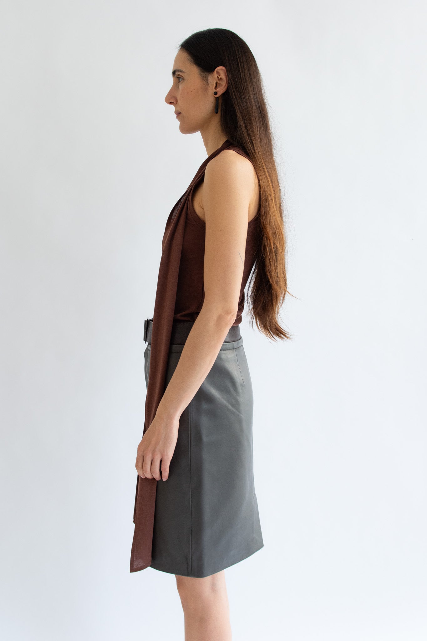 LAMIA LAGHA, LouLou Top, Brown
