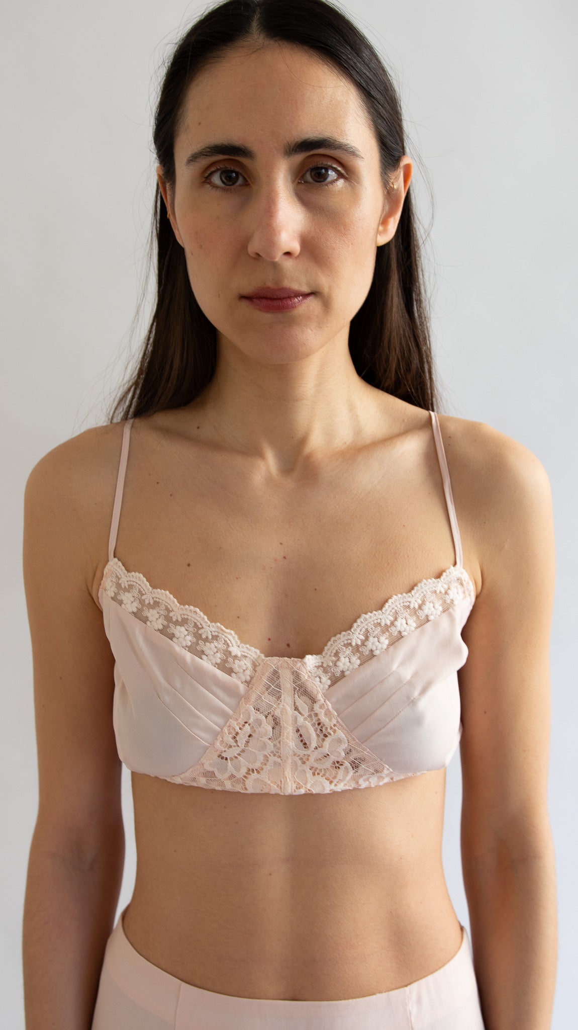 MR. LARKIN, Petite Bralette, Pale Peach
