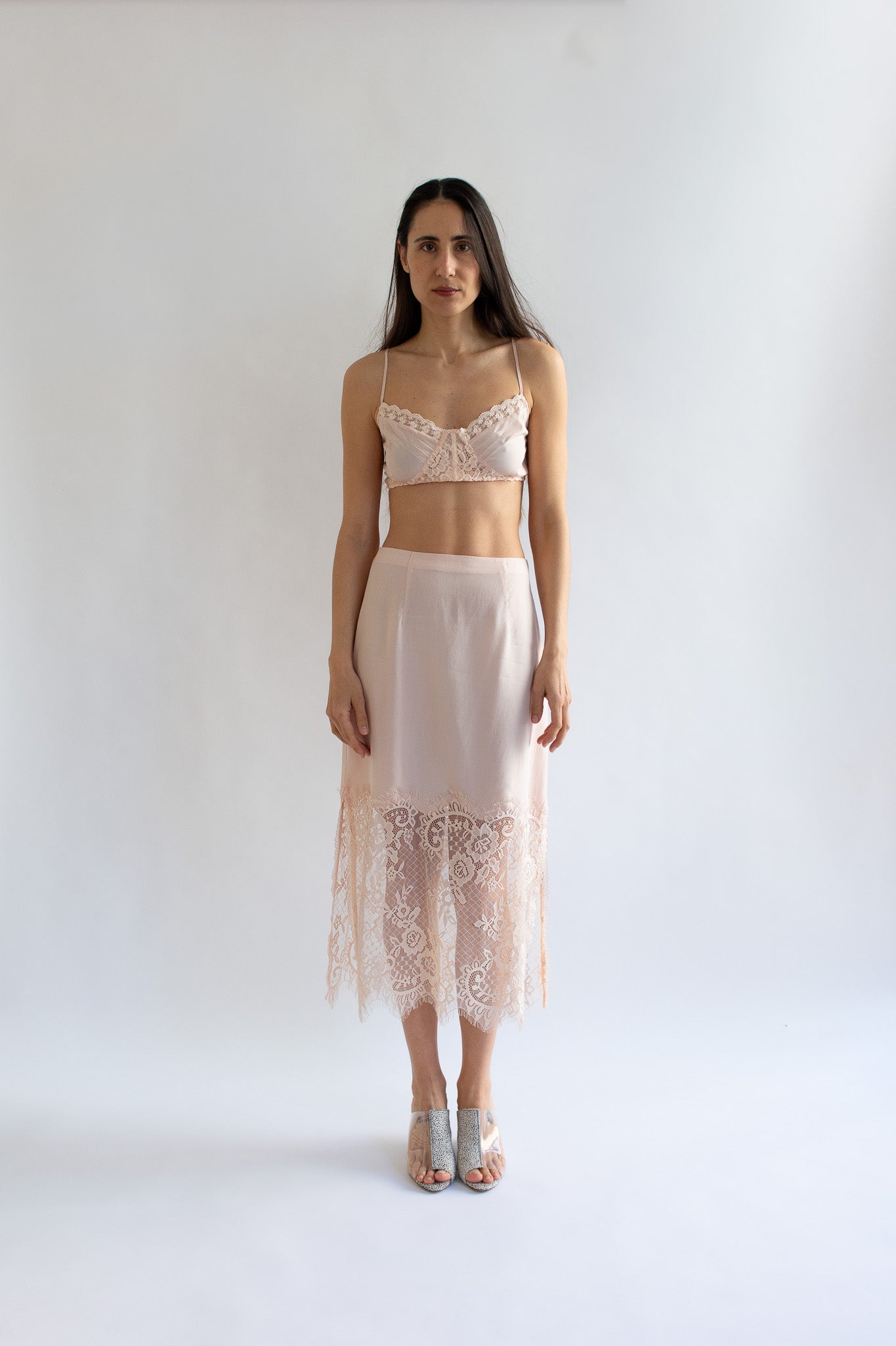 MR. LARKIN, Petite Bralette, Pale Peach