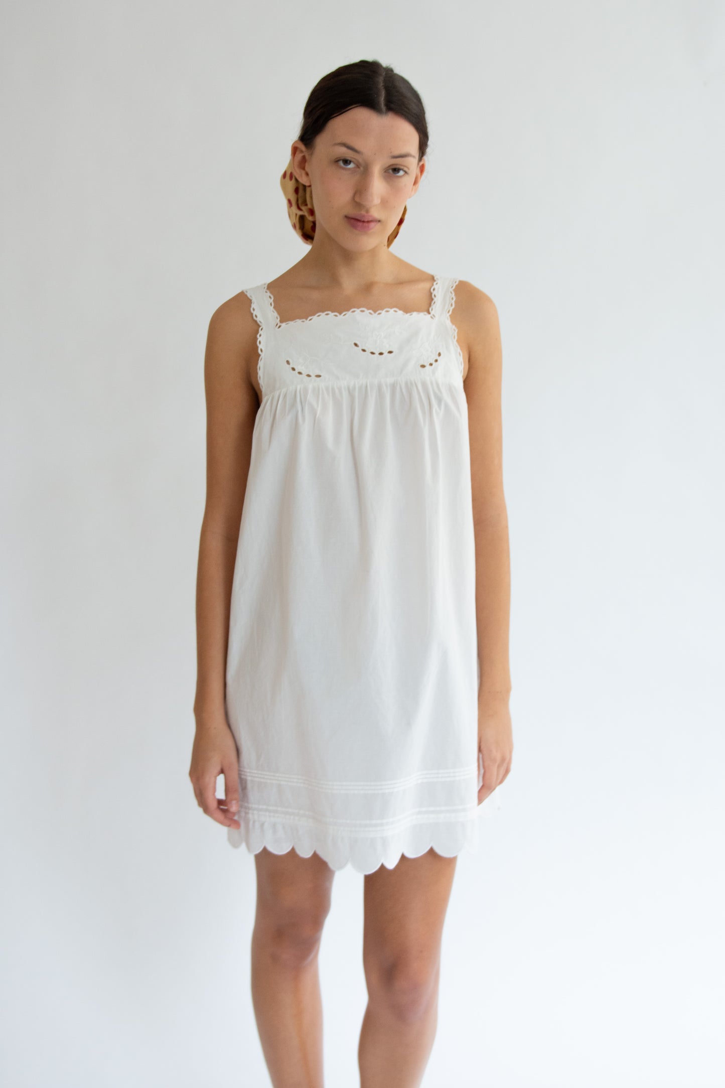 THE GARMENT, Kirsten Babydoll Dress, White