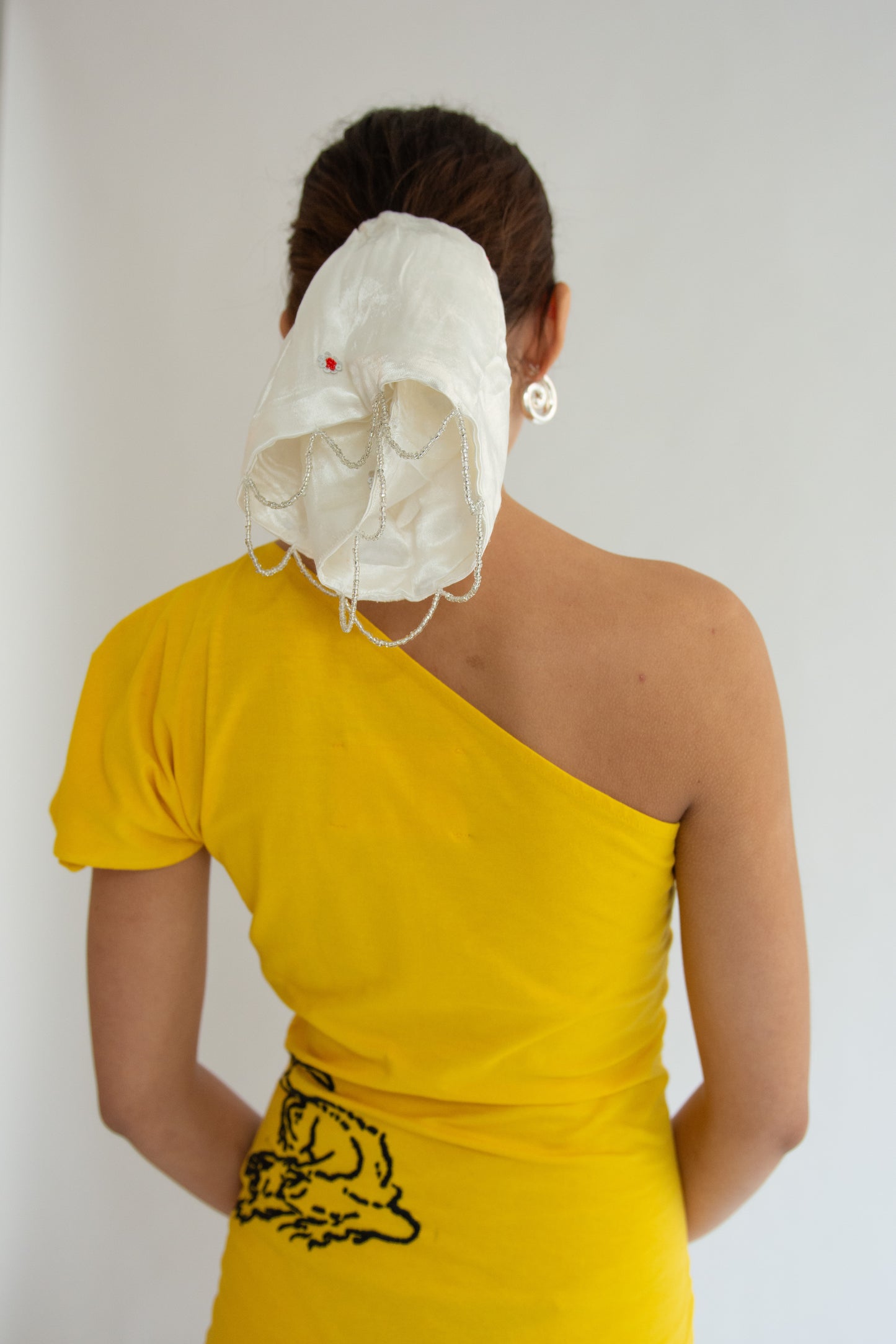 TIGRA TIGRA, Tikki XL Scrunchie, White