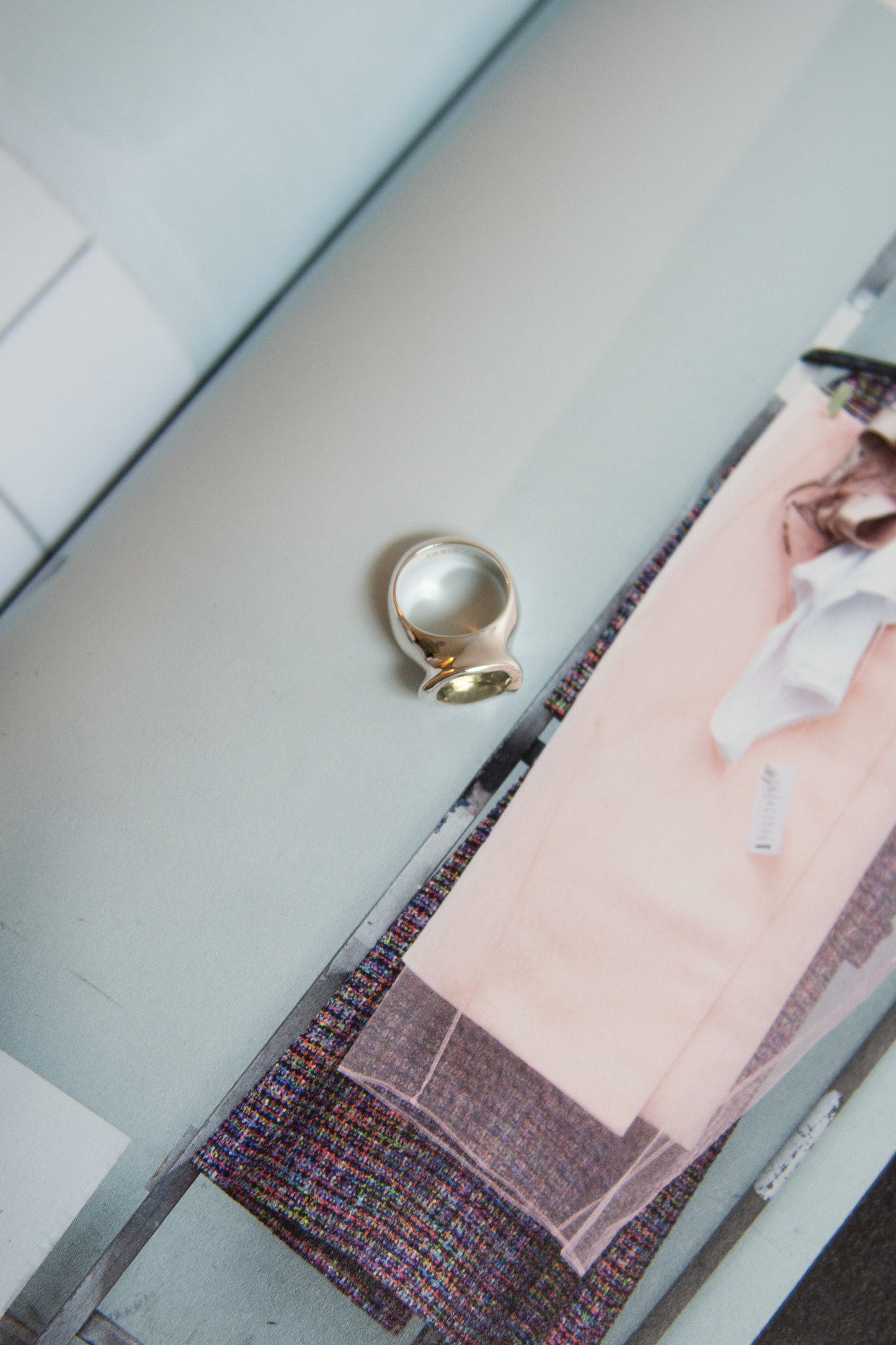 FARIS, Grand Ring, Green Amethyst