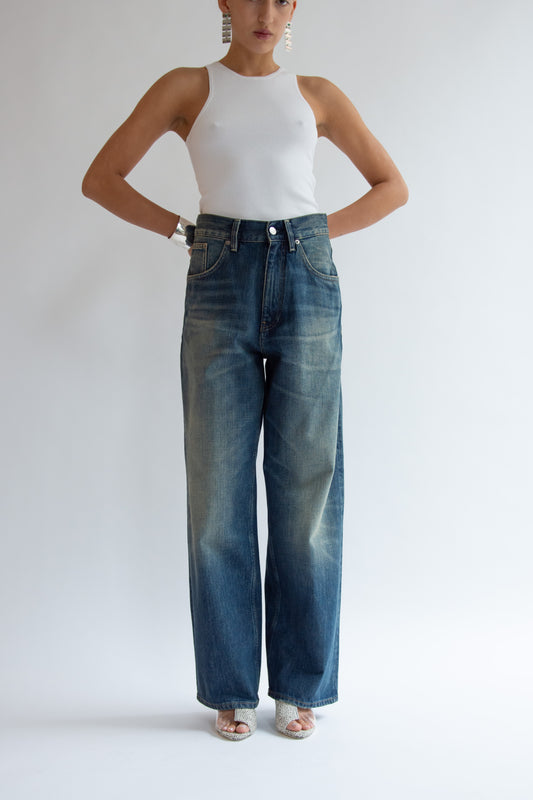 SUNFLOWER, Super Wide Jean, Deep Vintage