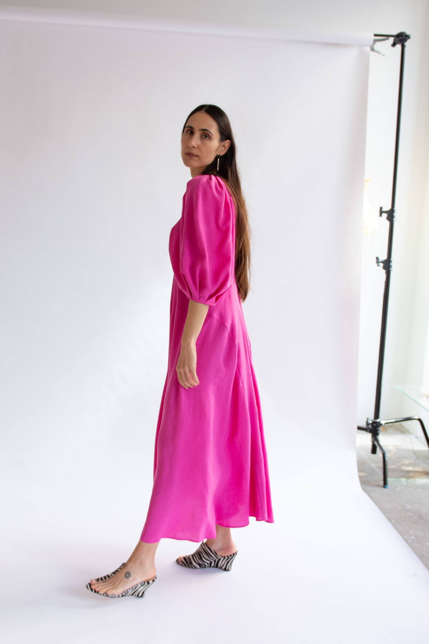 MR. LARKIN, Lexi V-neck Dress, Argon