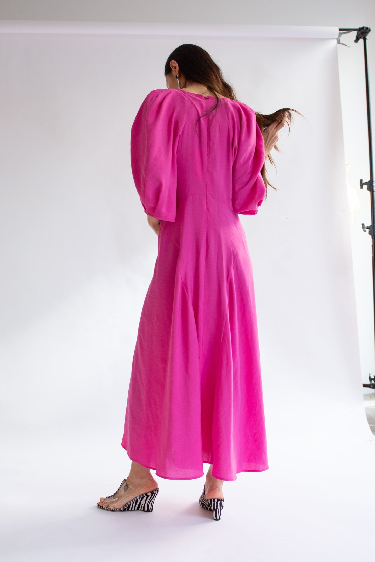 MR. LARKIN, Lexi V-neck Dress, Argon