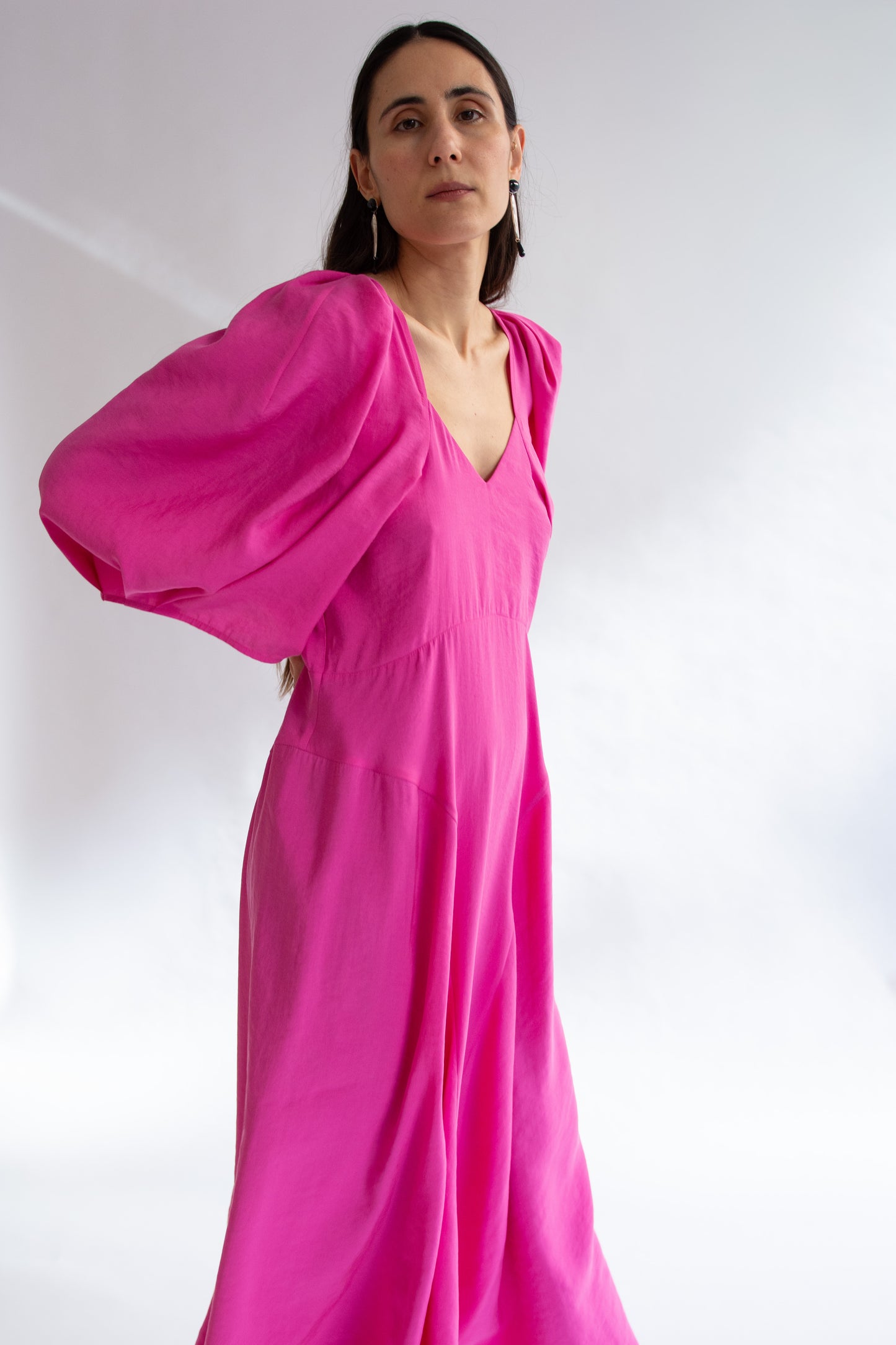 MR. LARKIN, Lexi V-neck Dress, Argon