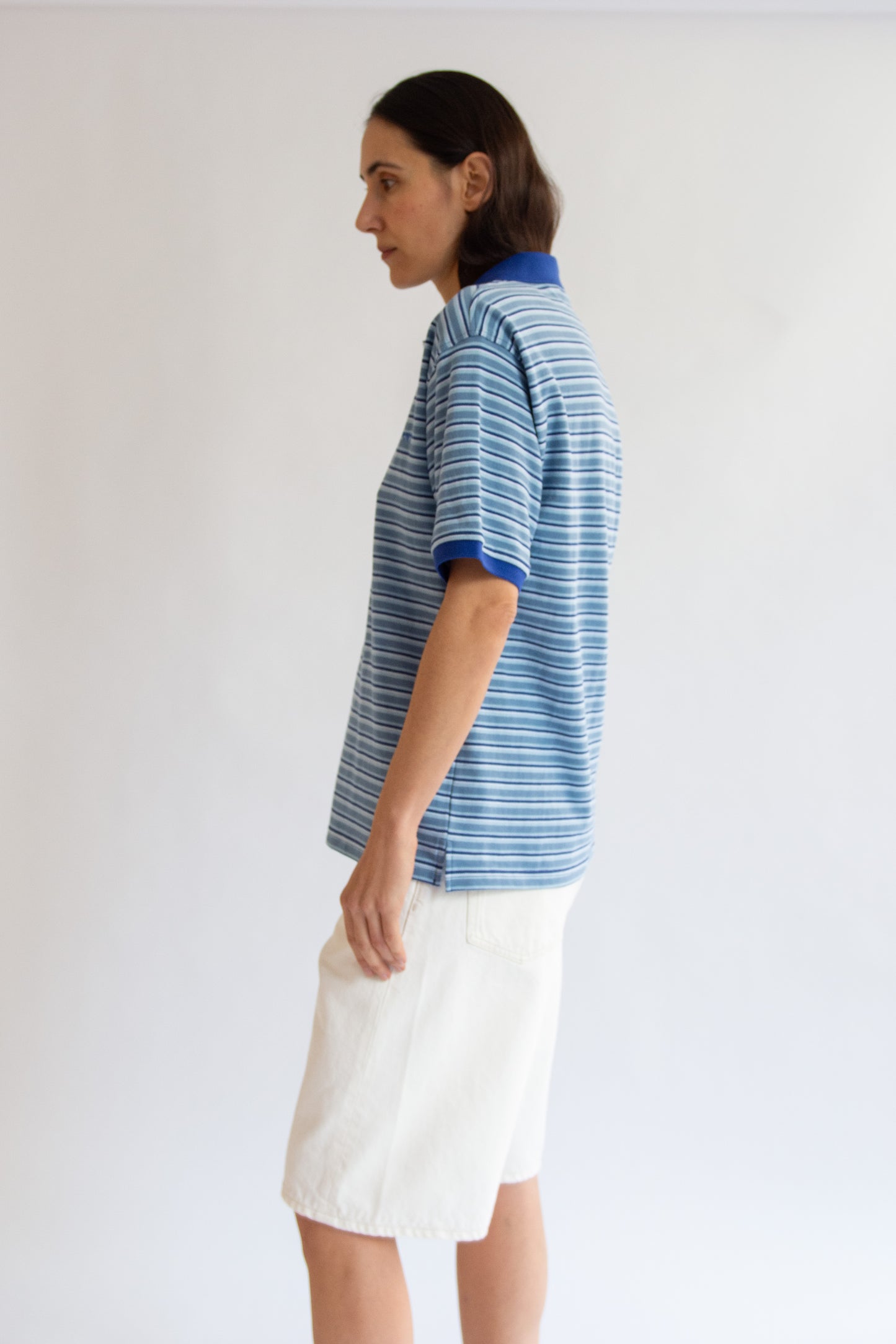 OPÉRASPORT, Neo Unisex Polo, Blue Stripes