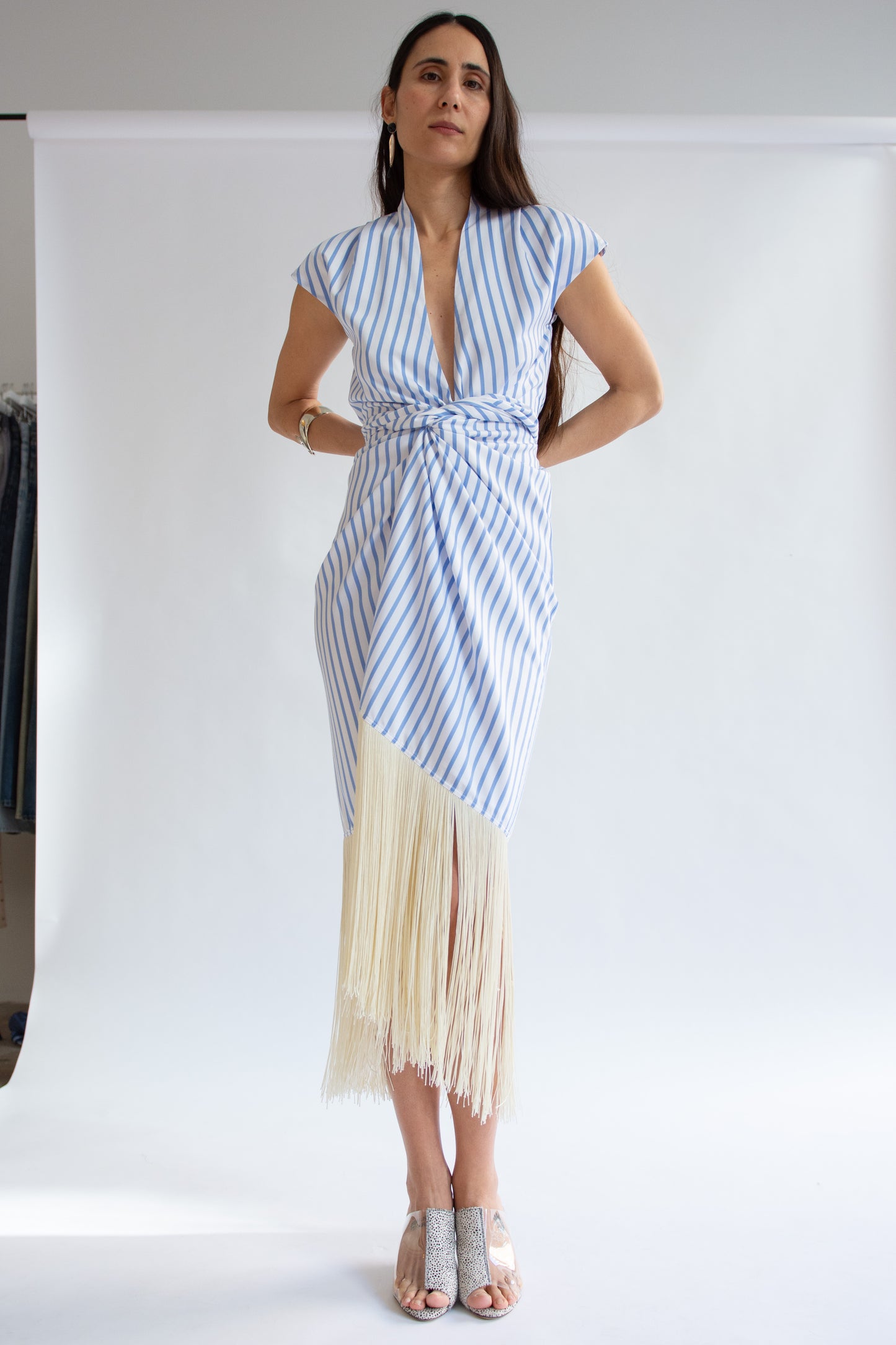MR. LARKIN, Odette Dress, Nile Stripe