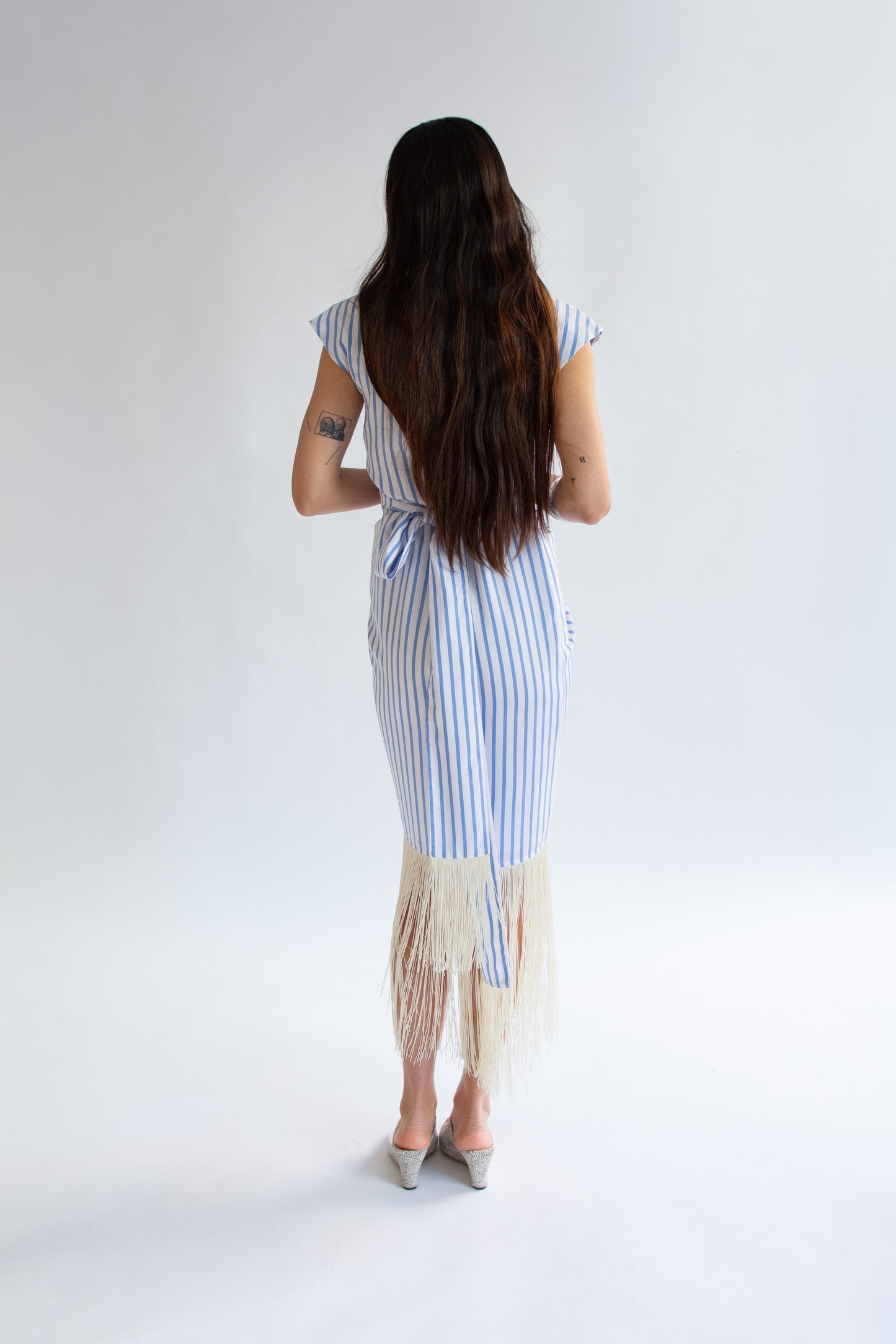 MR. LARKIN, Odette Dress, Nile Stripe