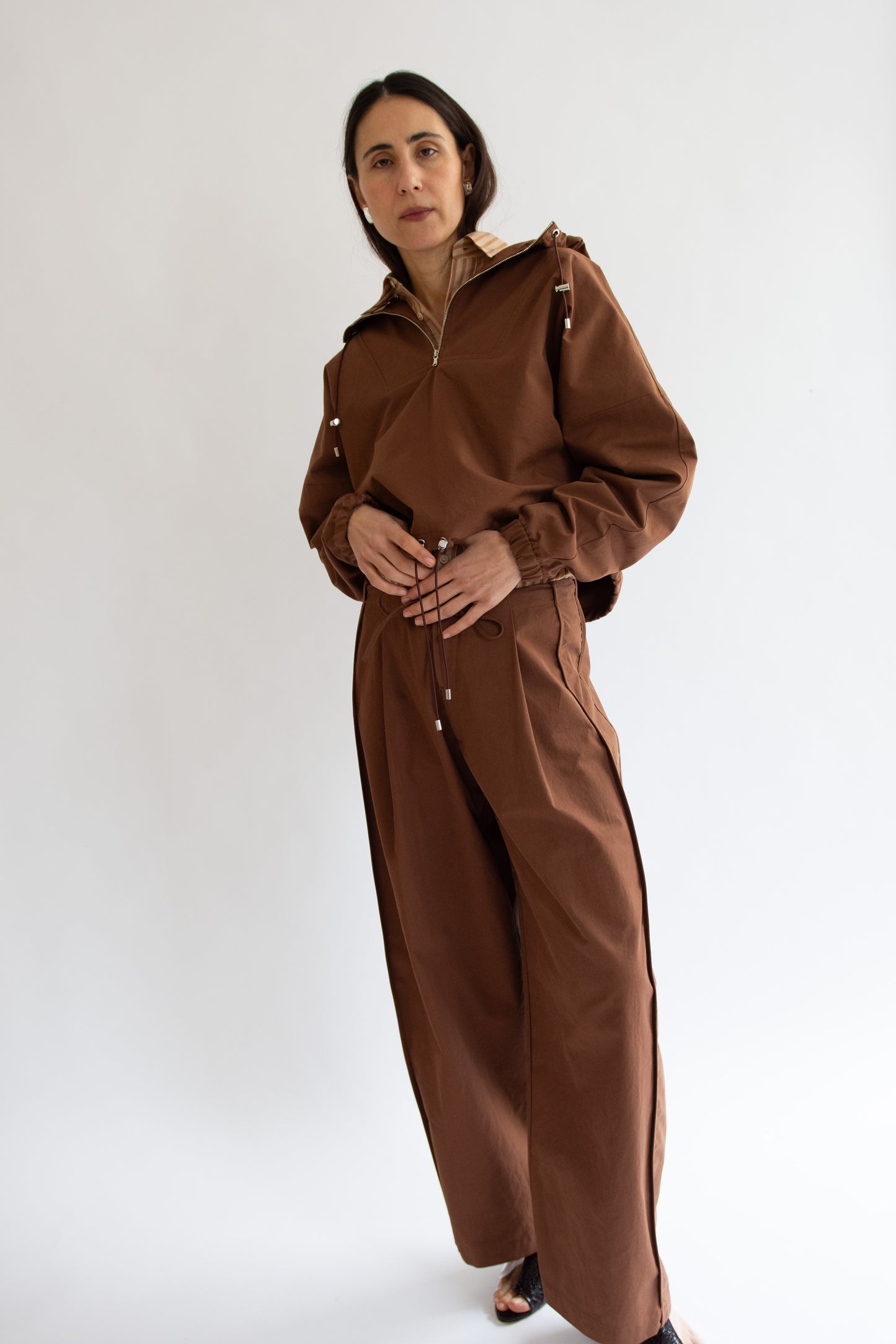 NOMIA, Side Panel Trousers, Russet