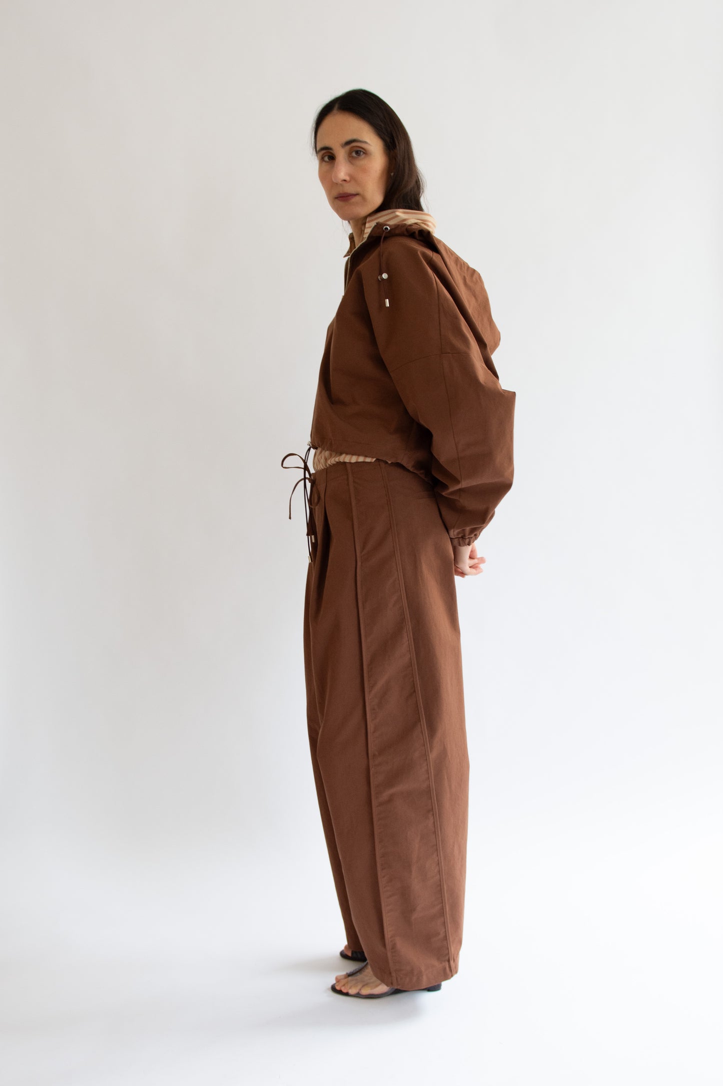 NOMIA, Side Panel Trousers, Russet