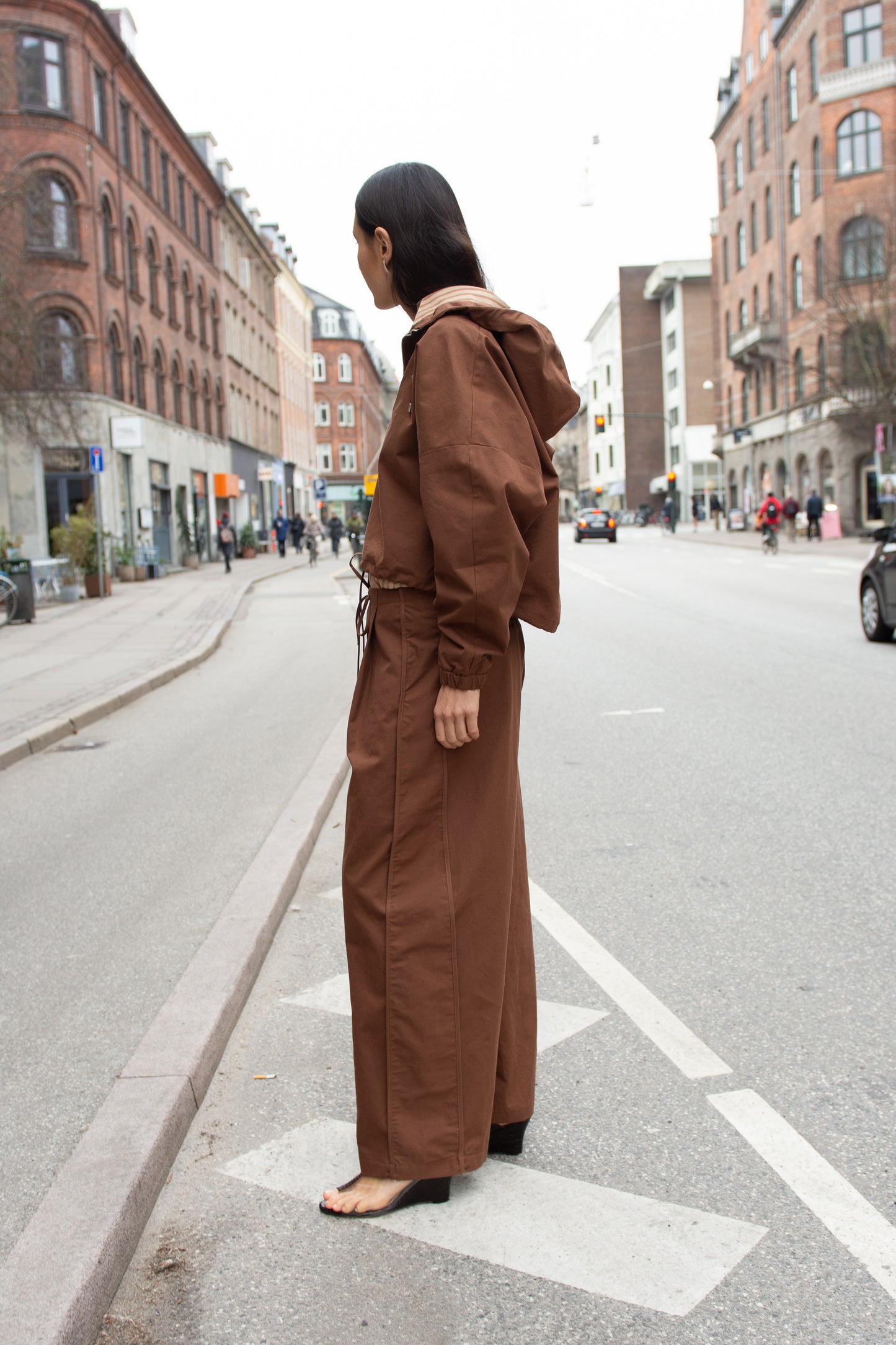 NOMIA, Side Panel Trousers, Russet