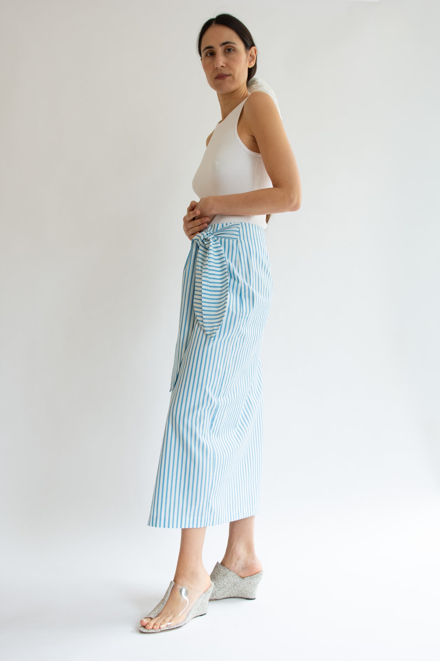 MR. LARKIN, Carlo Skirt, Pool Stripe