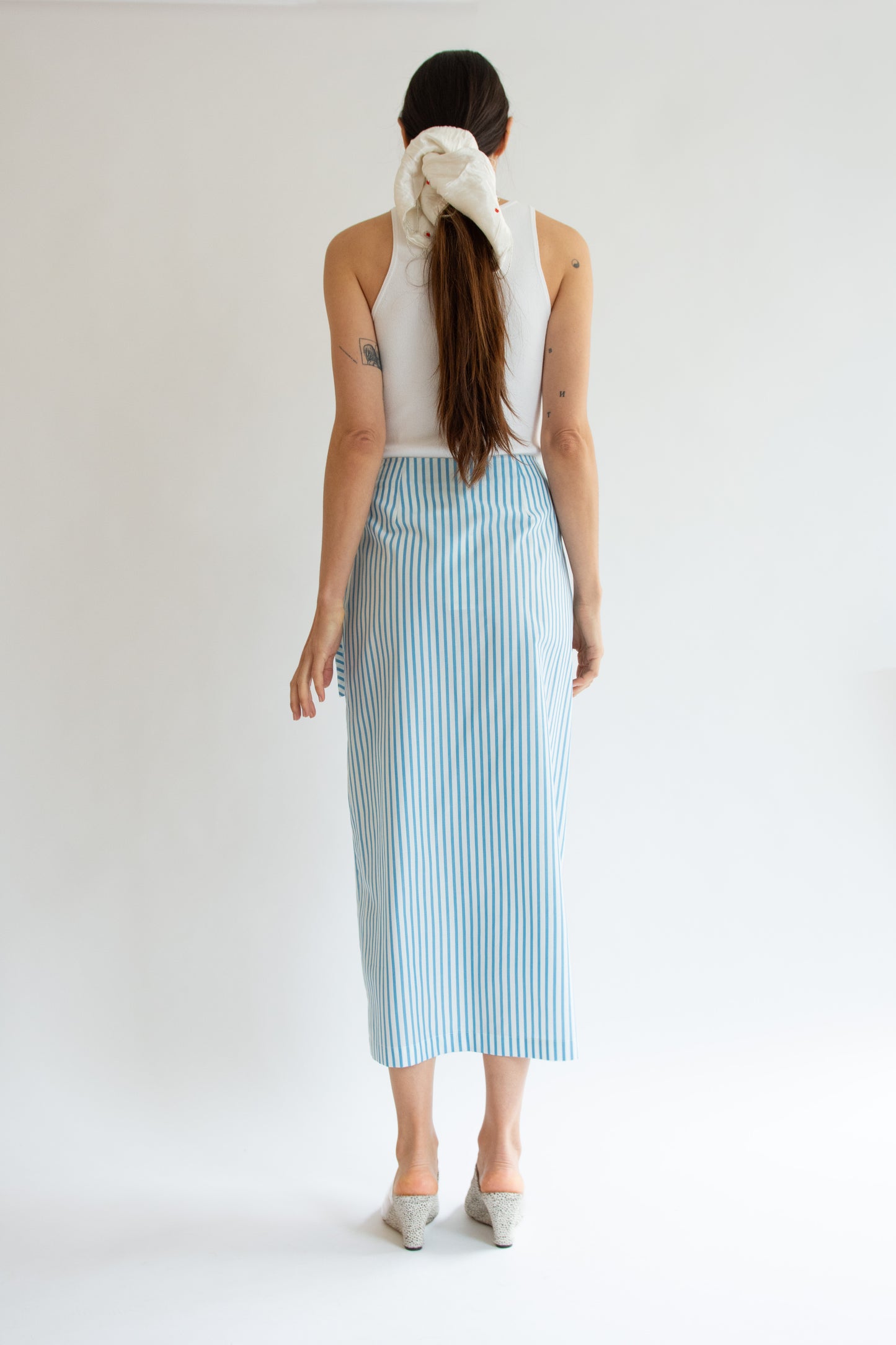 MR. LARKIN, Carlo Skirt, Pool Stripe