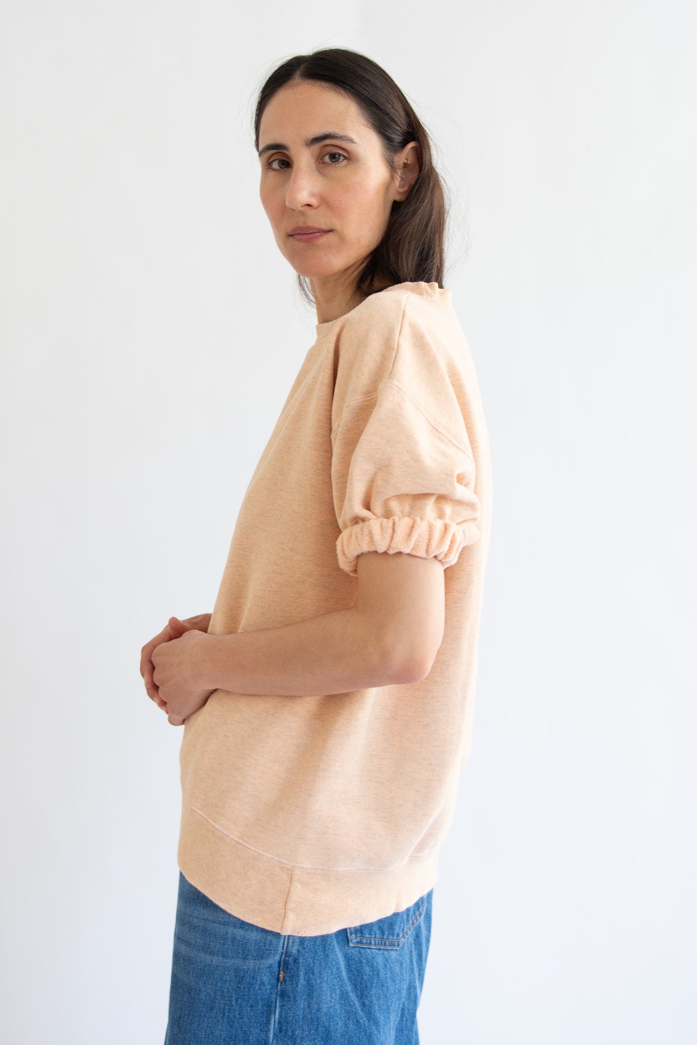 RACHEL COMEY, Stanza Sweatshirt, Peach