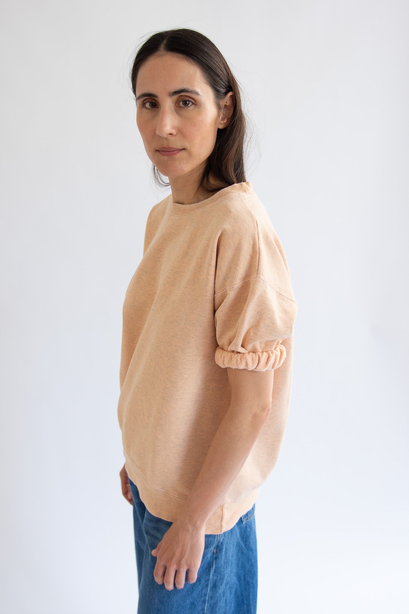 RACHEL COMEY, Stanza Sweatshirt, Peach