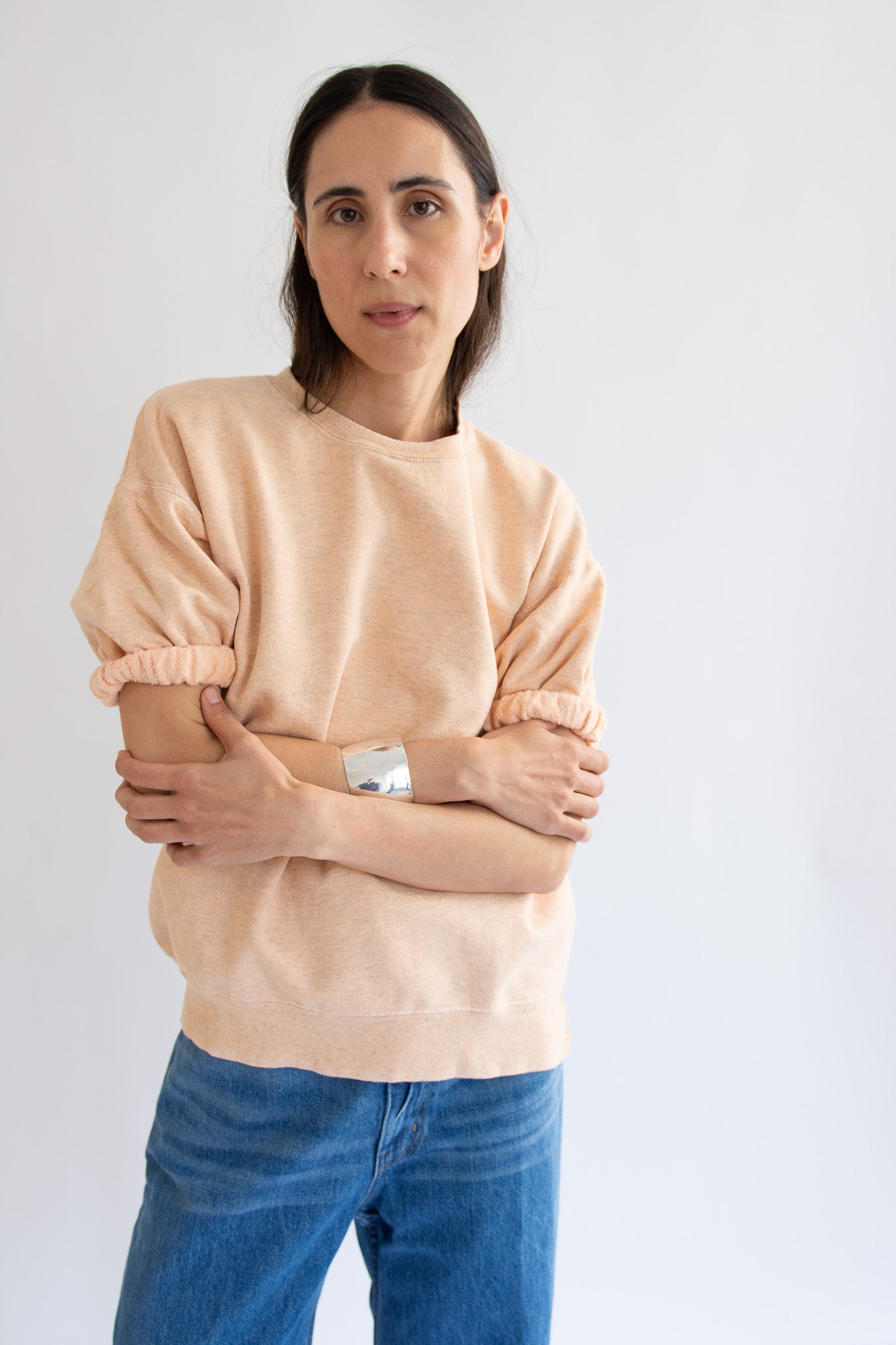 RACHEL COMEY, Stanza Sweatshirt, Peach