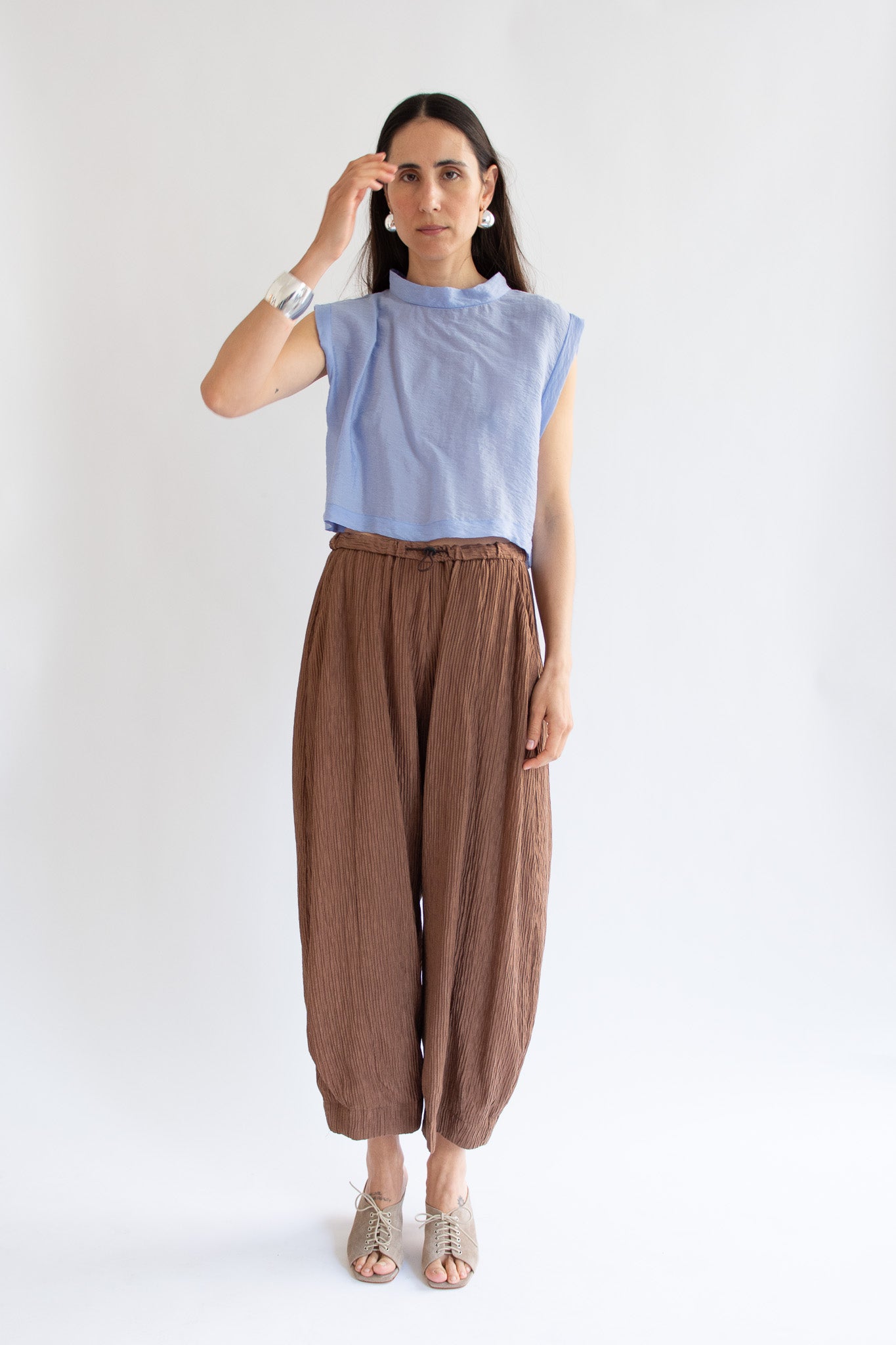 RACHEL COMEY, Bacchus Top, Light Blue