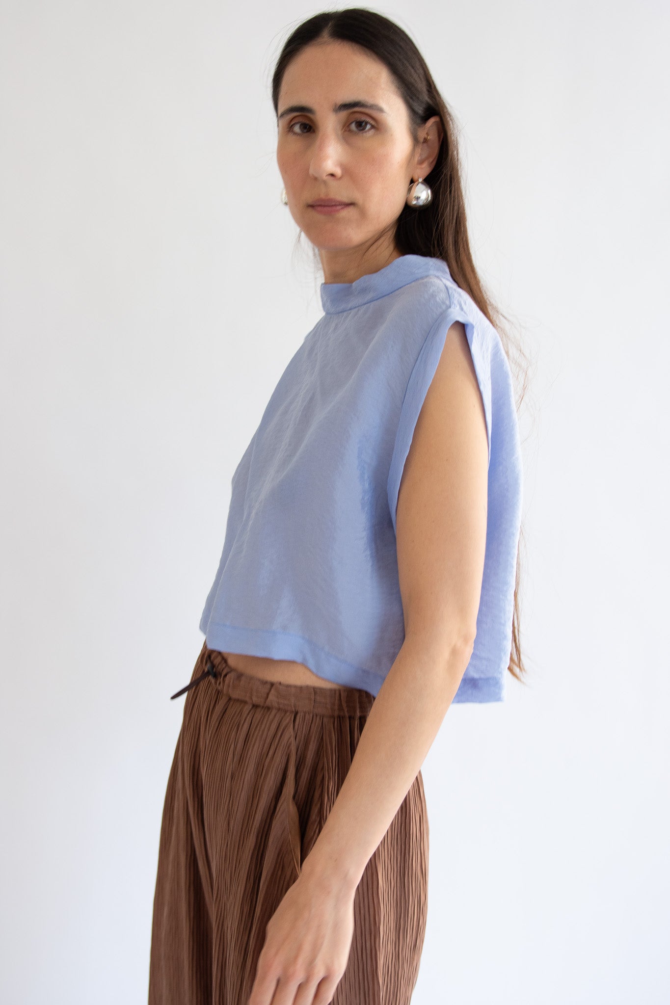 RACHEL COMEY, Bacchus Top, Light Blue