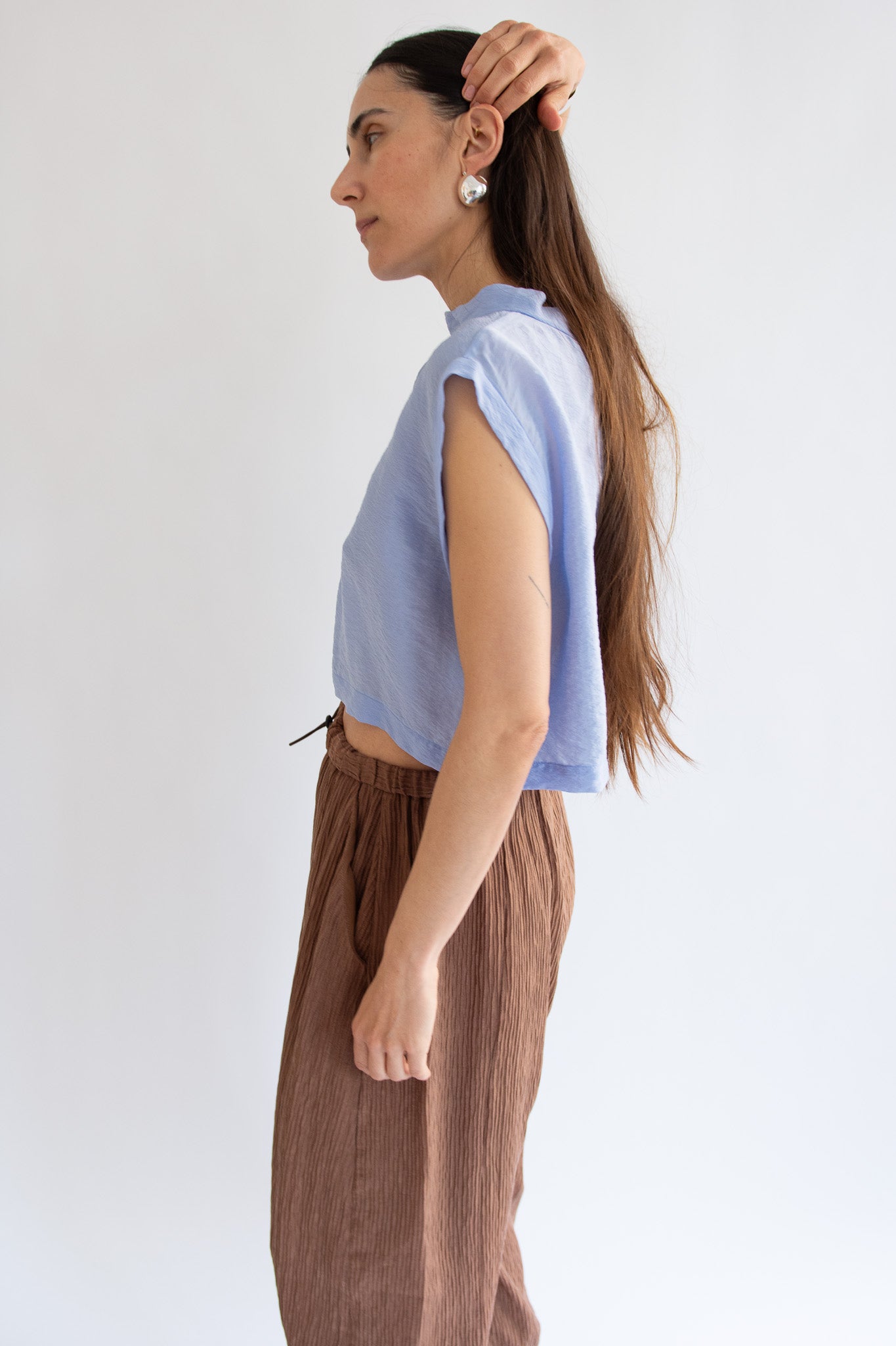 RACHEL COMEY, Bacchus Top, Light Blue