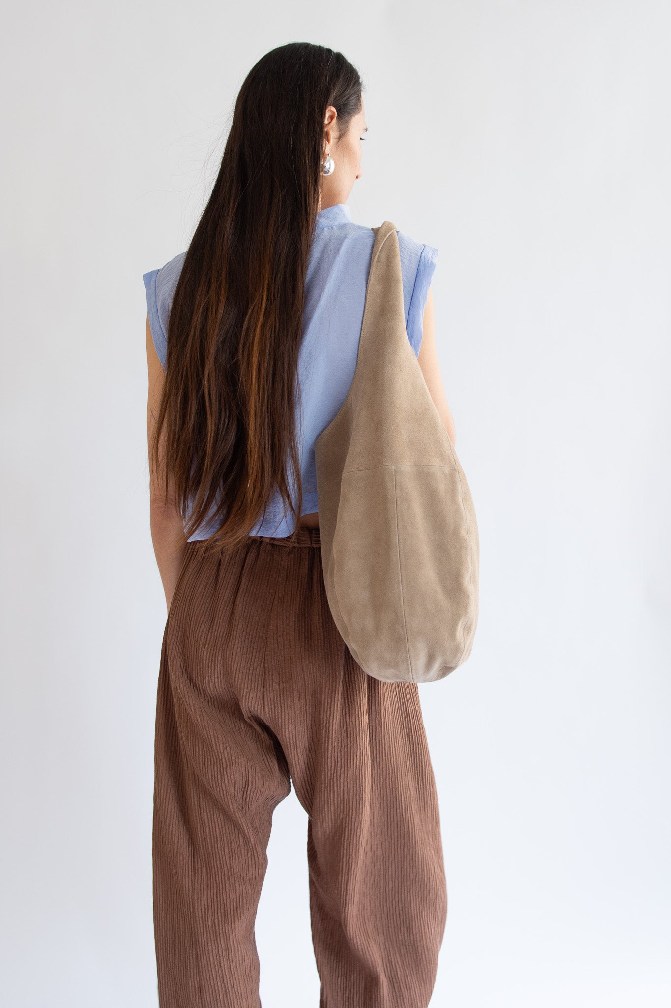 RACHEL COMEY, Harley Shoulder Bag, Suede, Dune
