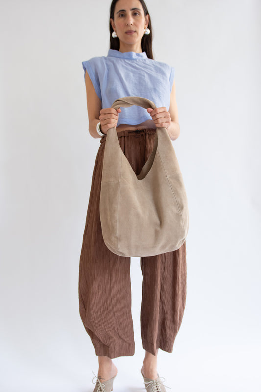 RACHEL COMEY, Harley Shoulder Bag, Suede, Dune