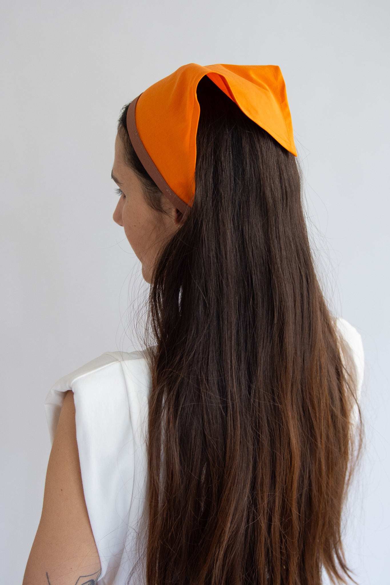 MR. LARKIN, Wilma Hair Triangle, Safety Orange