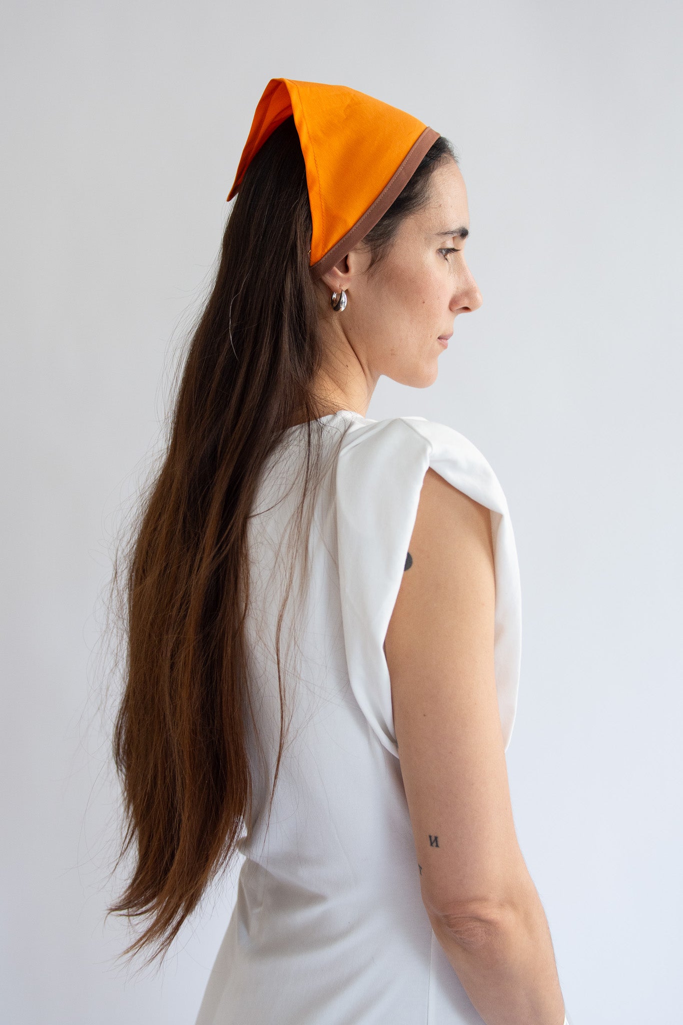 MR. LARKIN, Wilma Hair Triangle, Safety Orange
