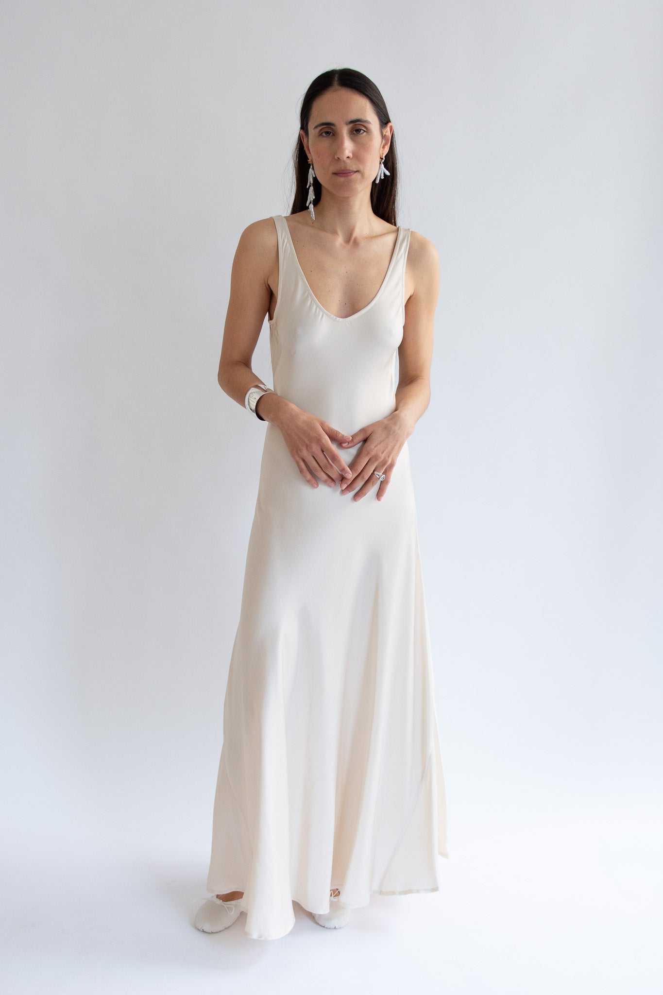 MR. LARKIN, Lee Slip Dress, Champagne