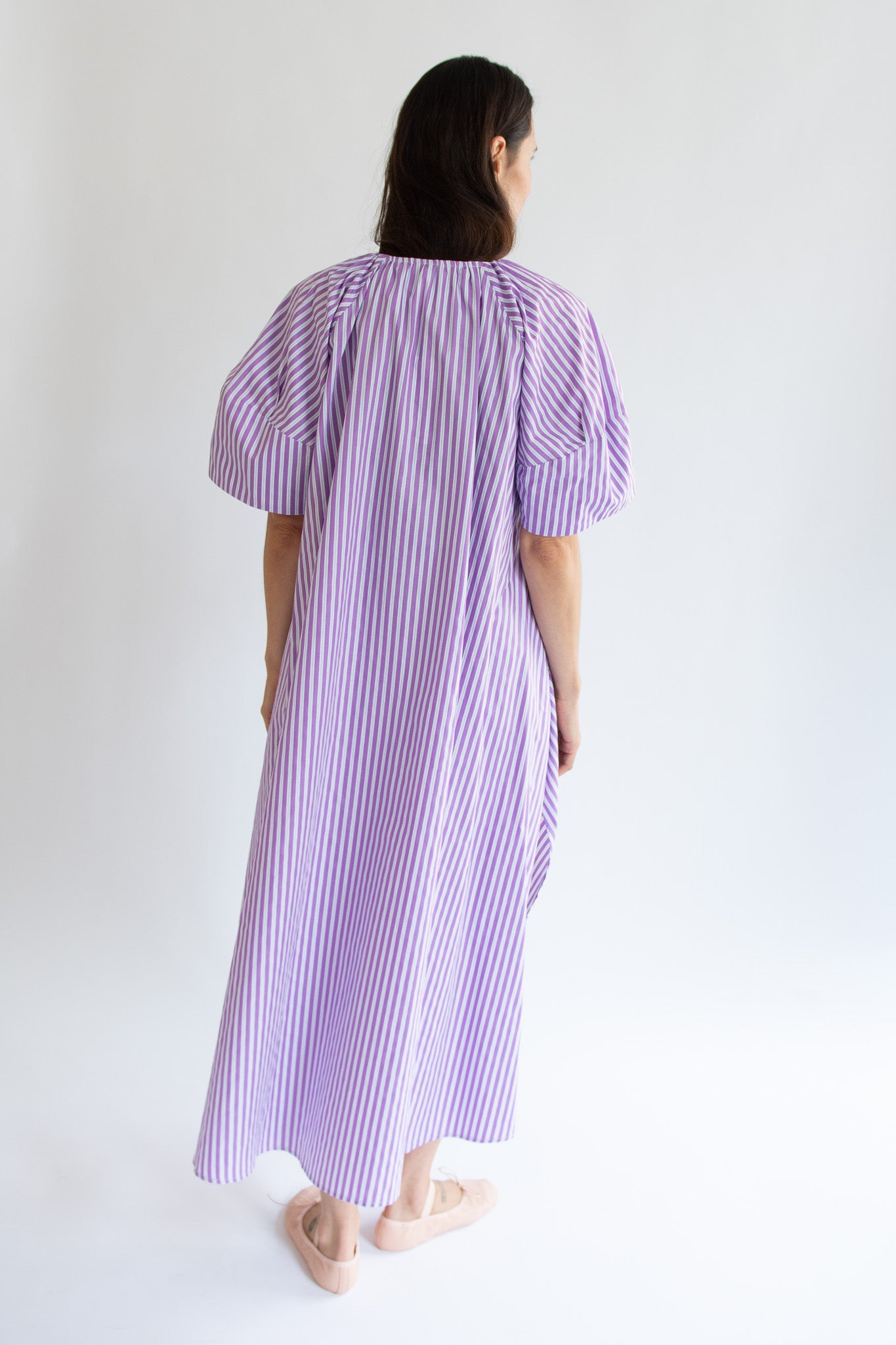 MR. LARKIN, Maya Dress, Purple/Grey