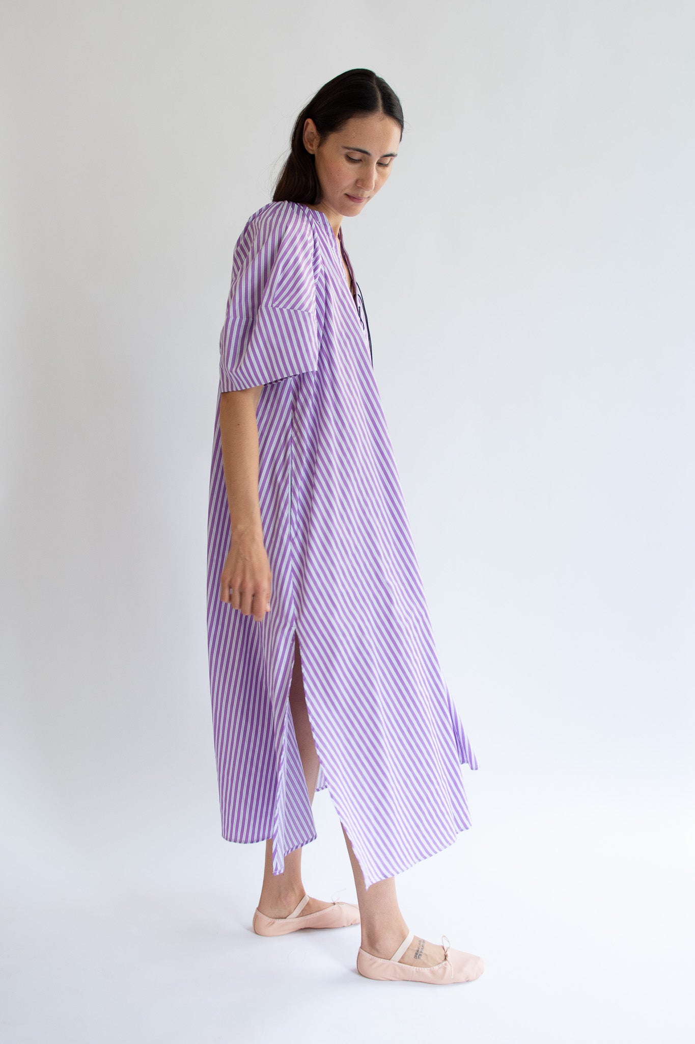 MR. LARKIN, Maya Dress, Purple/Grey