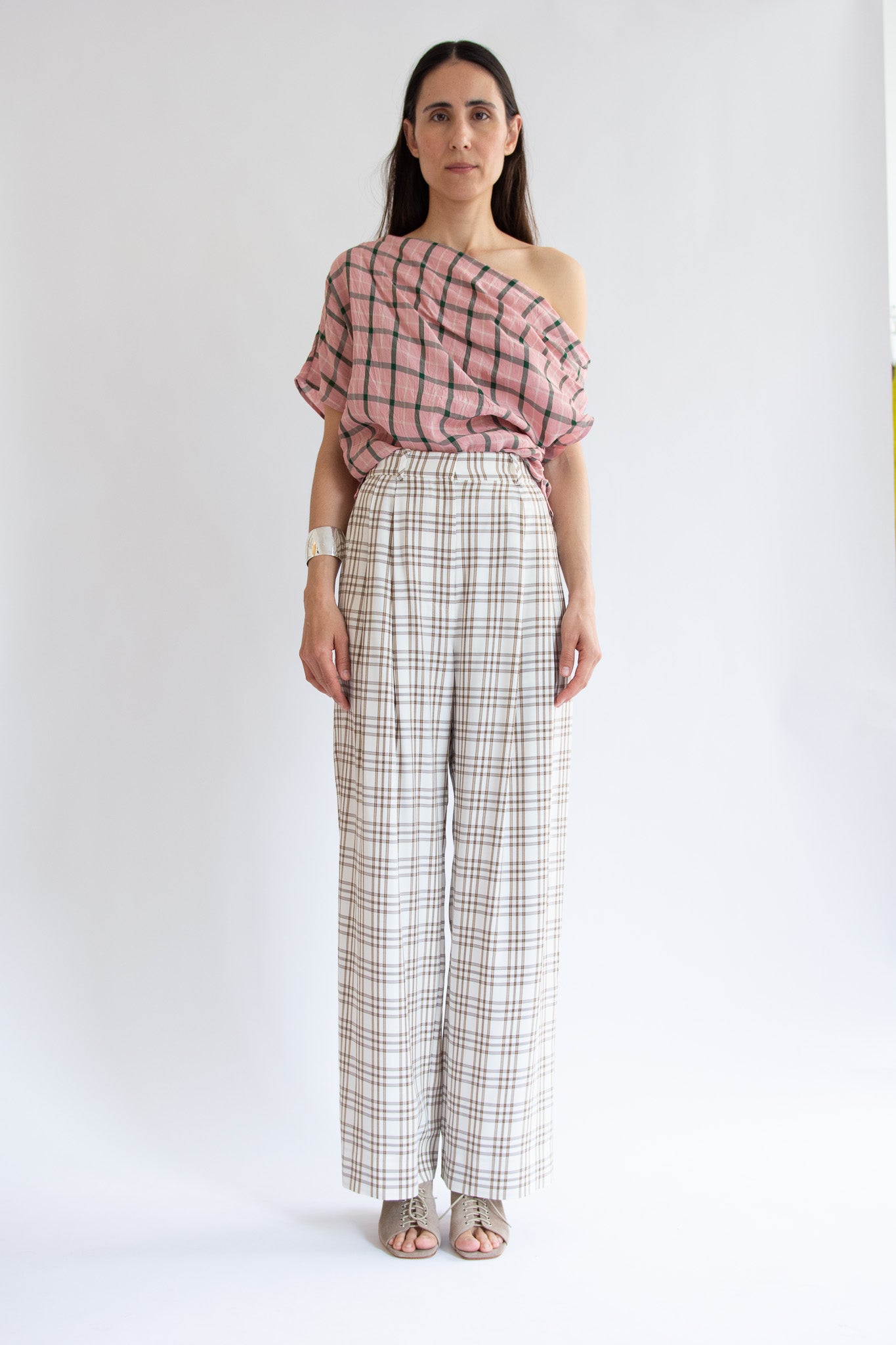 MR. LARKIN, Cleo Pants, Beige/Brown
