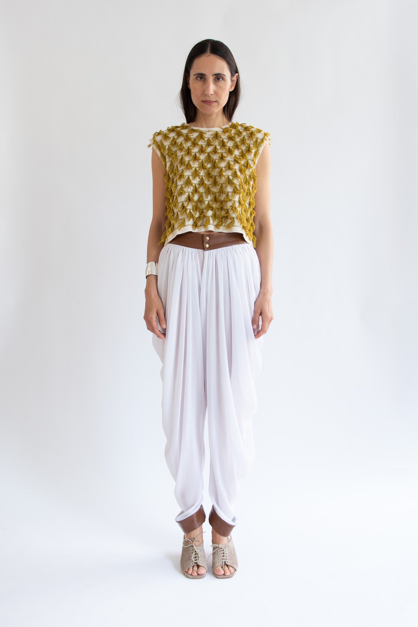 NICKLAS SKOVGAARD, Nicoletta Trousers, White/Brown