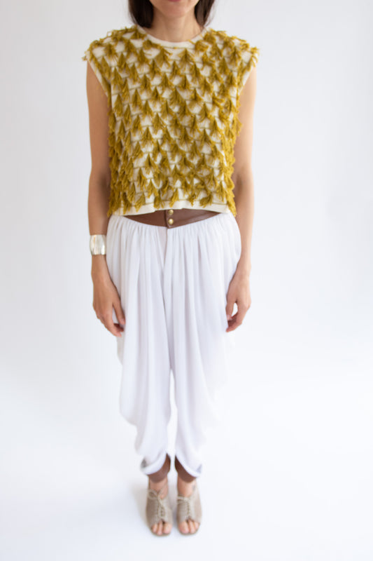 NICKLAS SKOVGAARD, Nicoletta Trousers, White/Brown