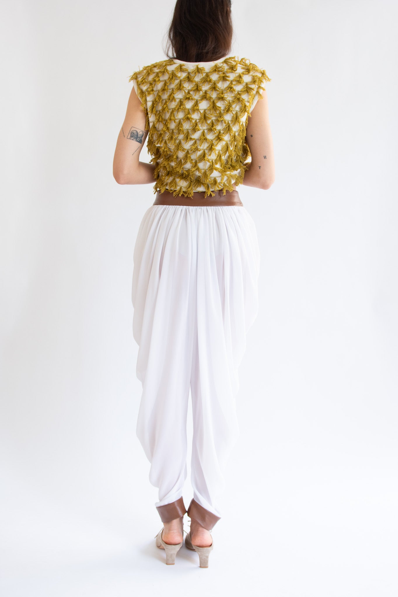NICKLAS SKOVGAARD, Nicoletta Trousers, White/Brown