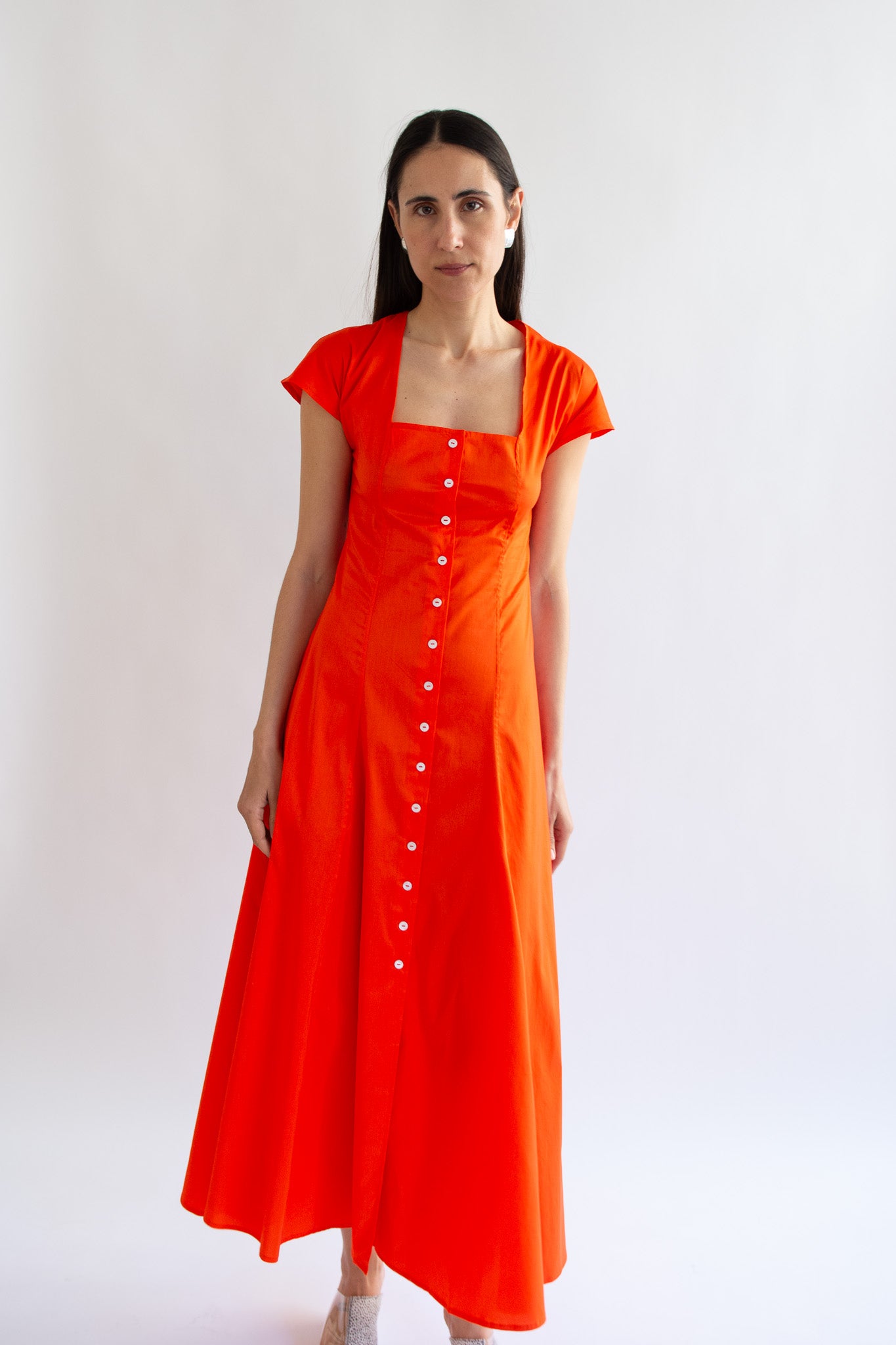 MR. LARKIN, Madison Dress, Poppy