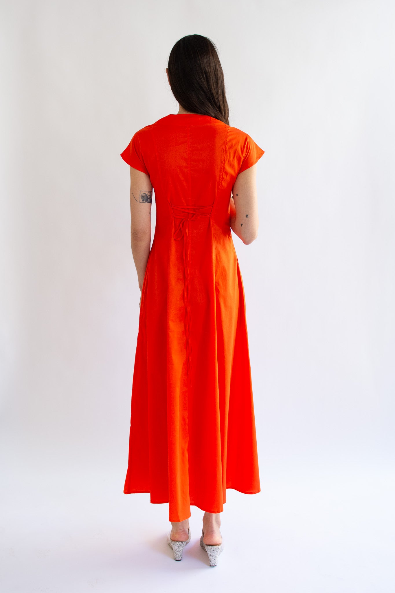 MR. LARKIN, Madison Dress, Poppy