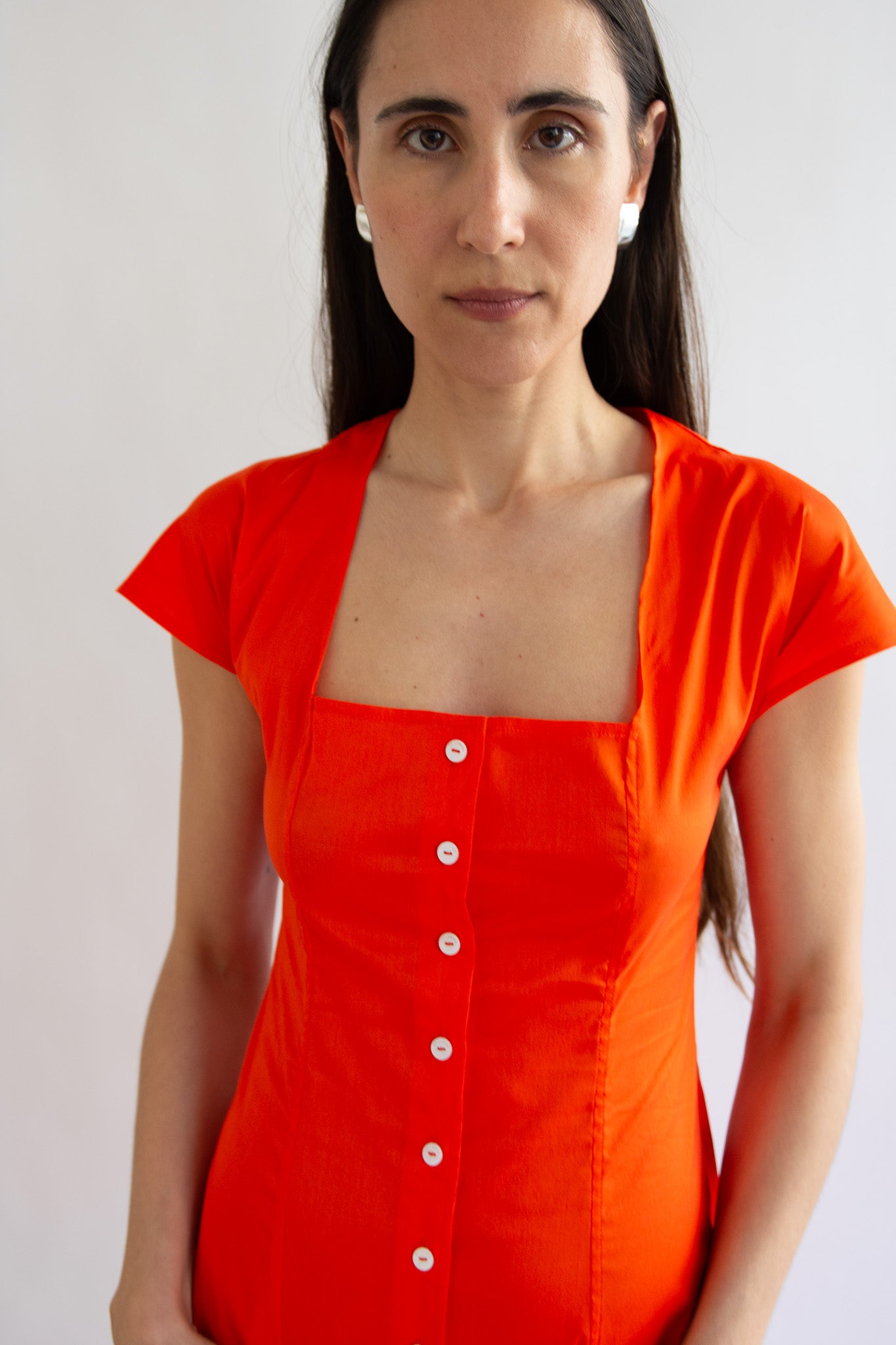 MR. LARKIN, Madison Dress, Poppy