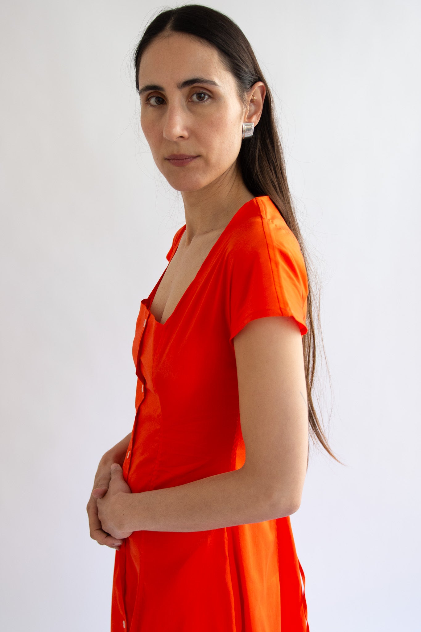 MR. LARKIN, Madison Dress, Poppy