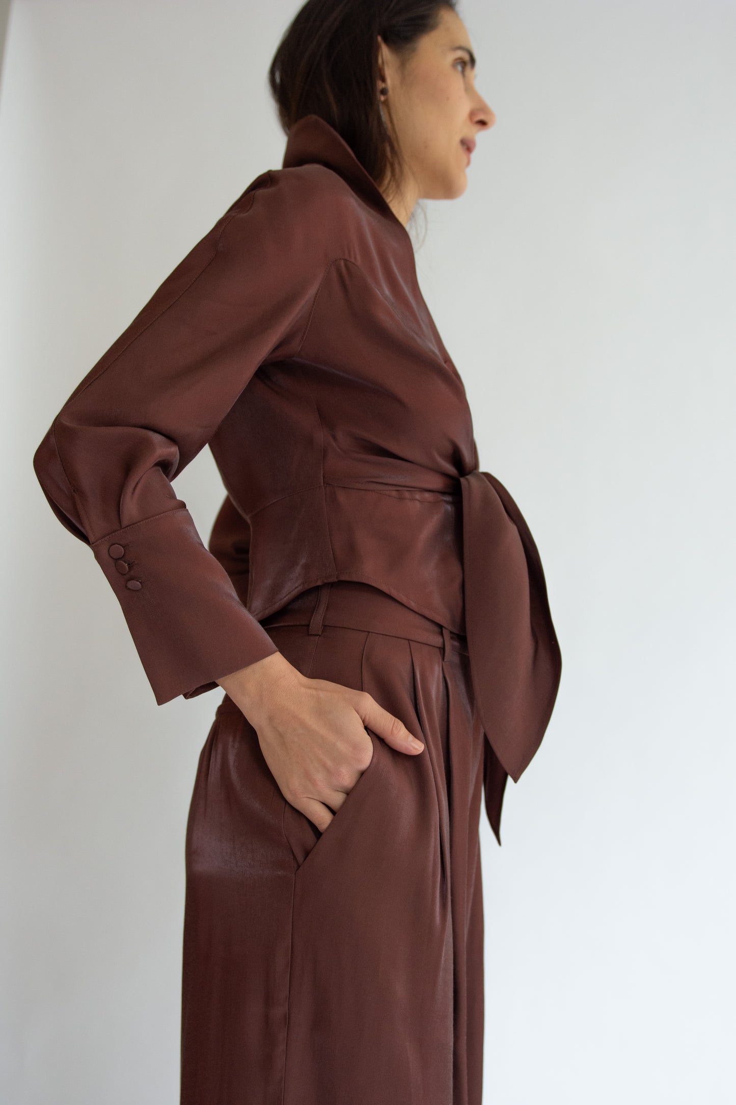 MR. LARKIN, Rosalie Top, Chocolate