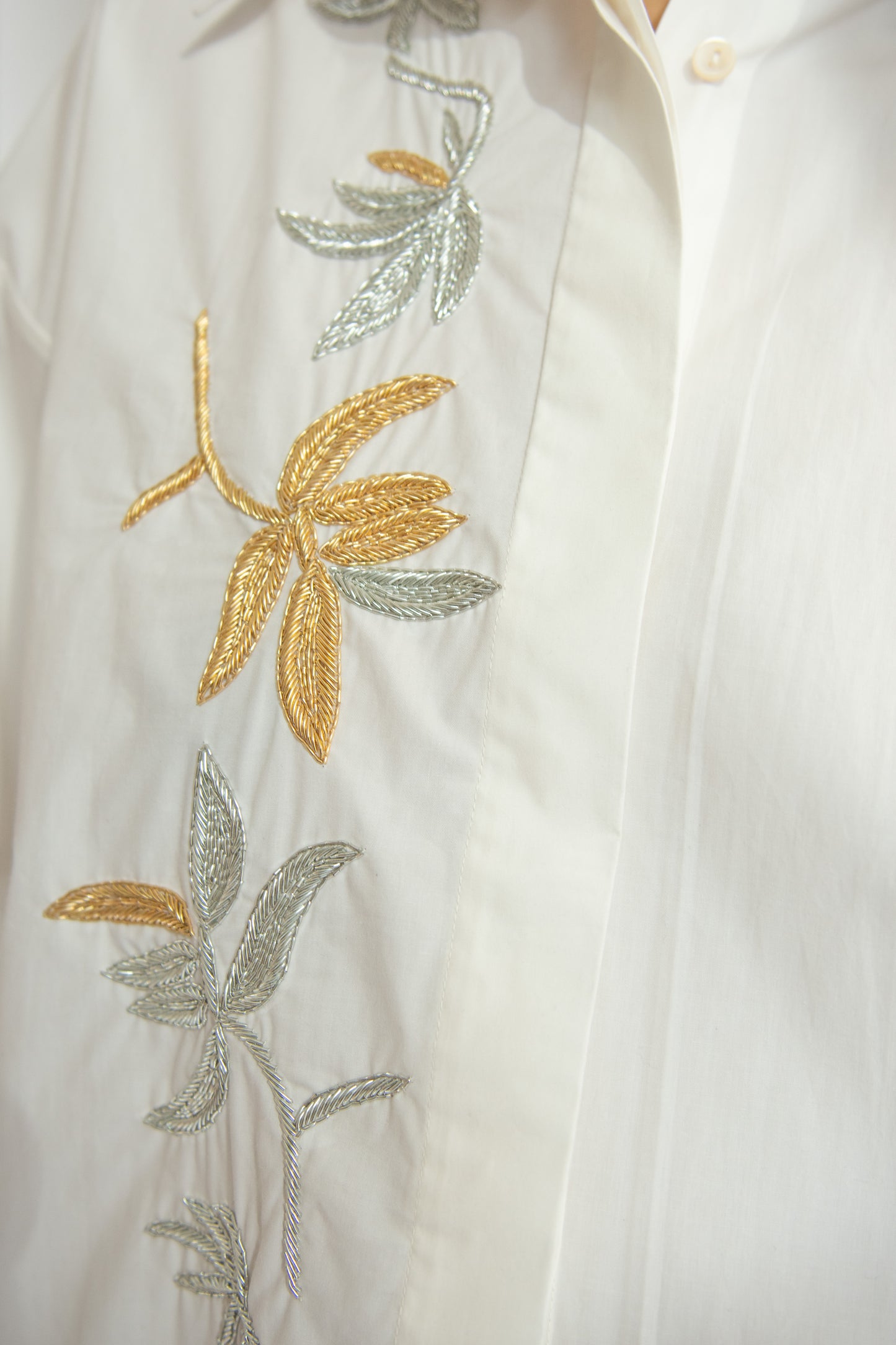 MR. LARKIN, King Mylar Shirt, Mylar Floral