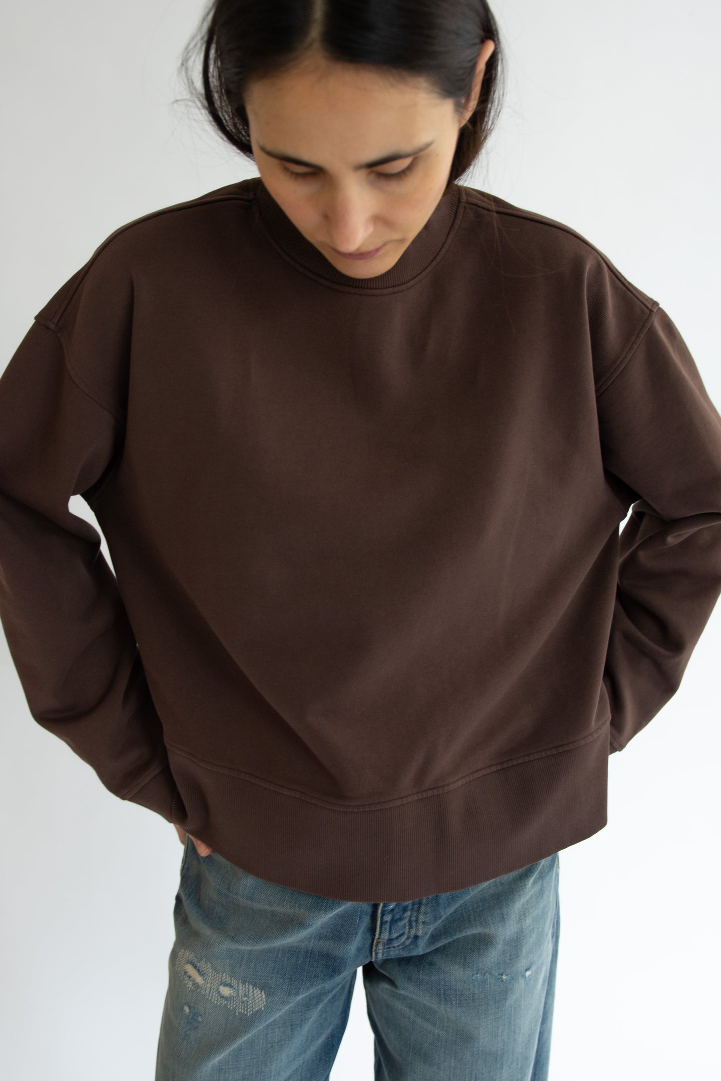 MR. LARKIN, Gladys Sweatshirt, Bark